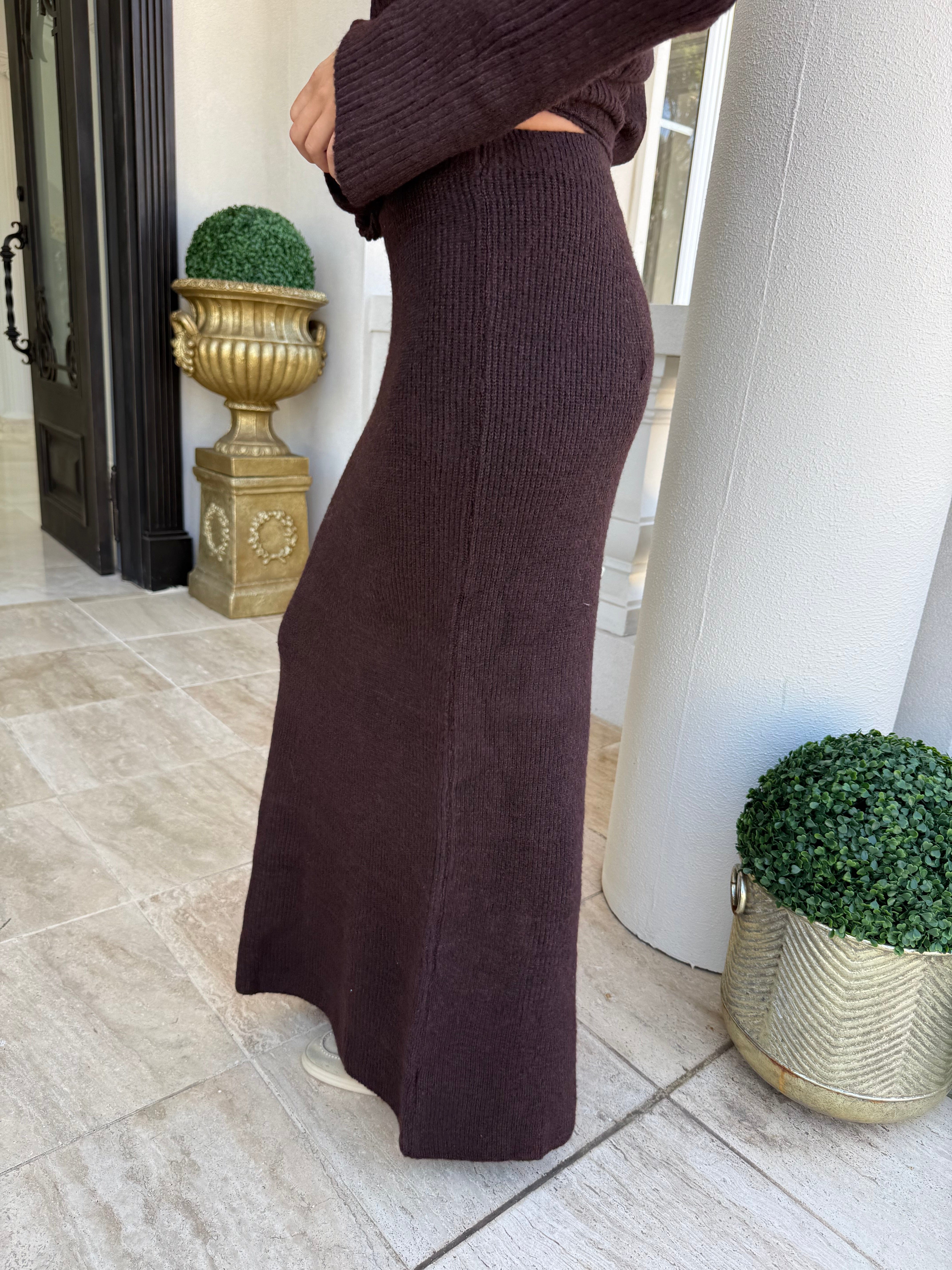 Knit Cardi Skirt