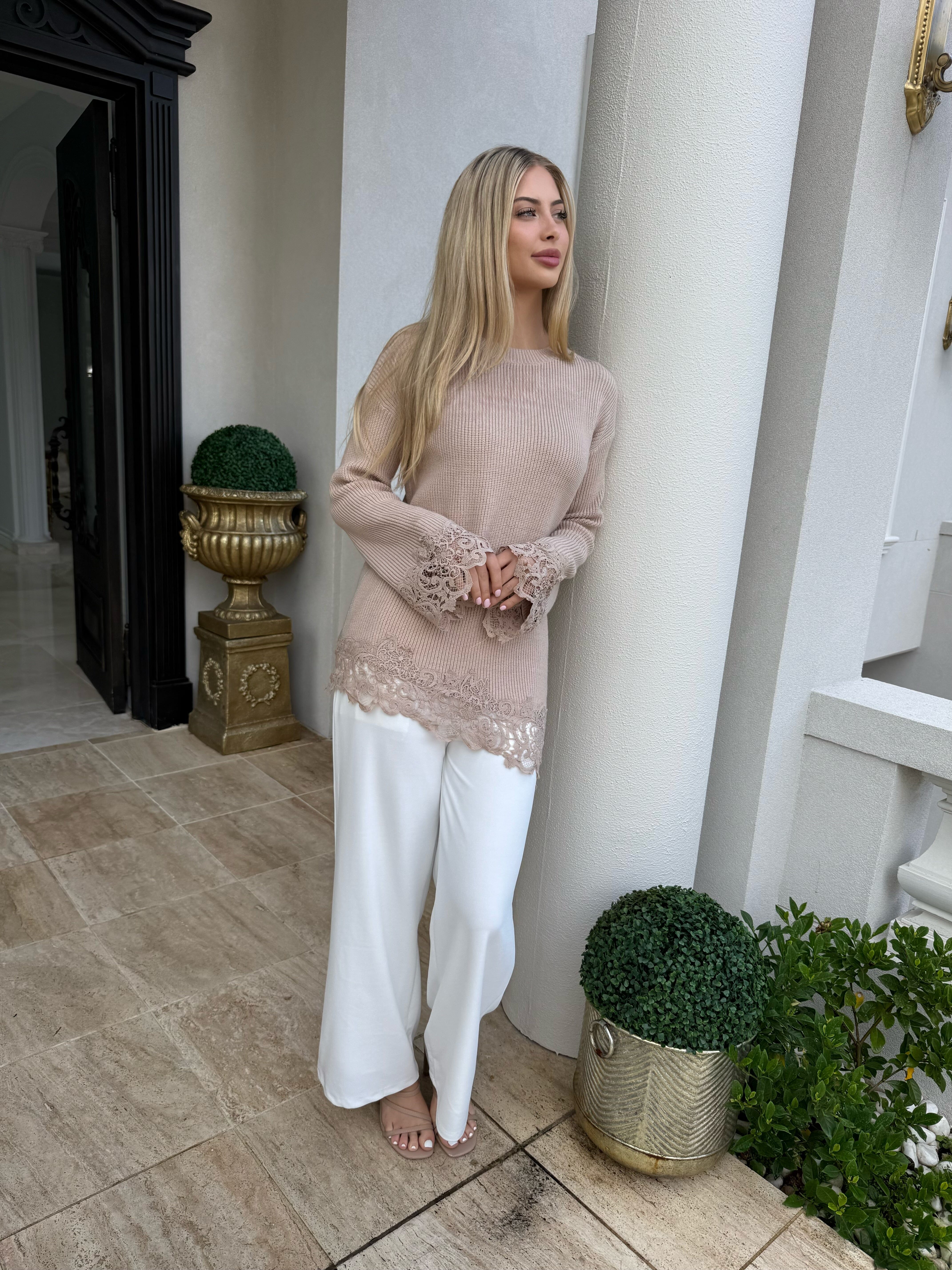 Lace Knit Jumper