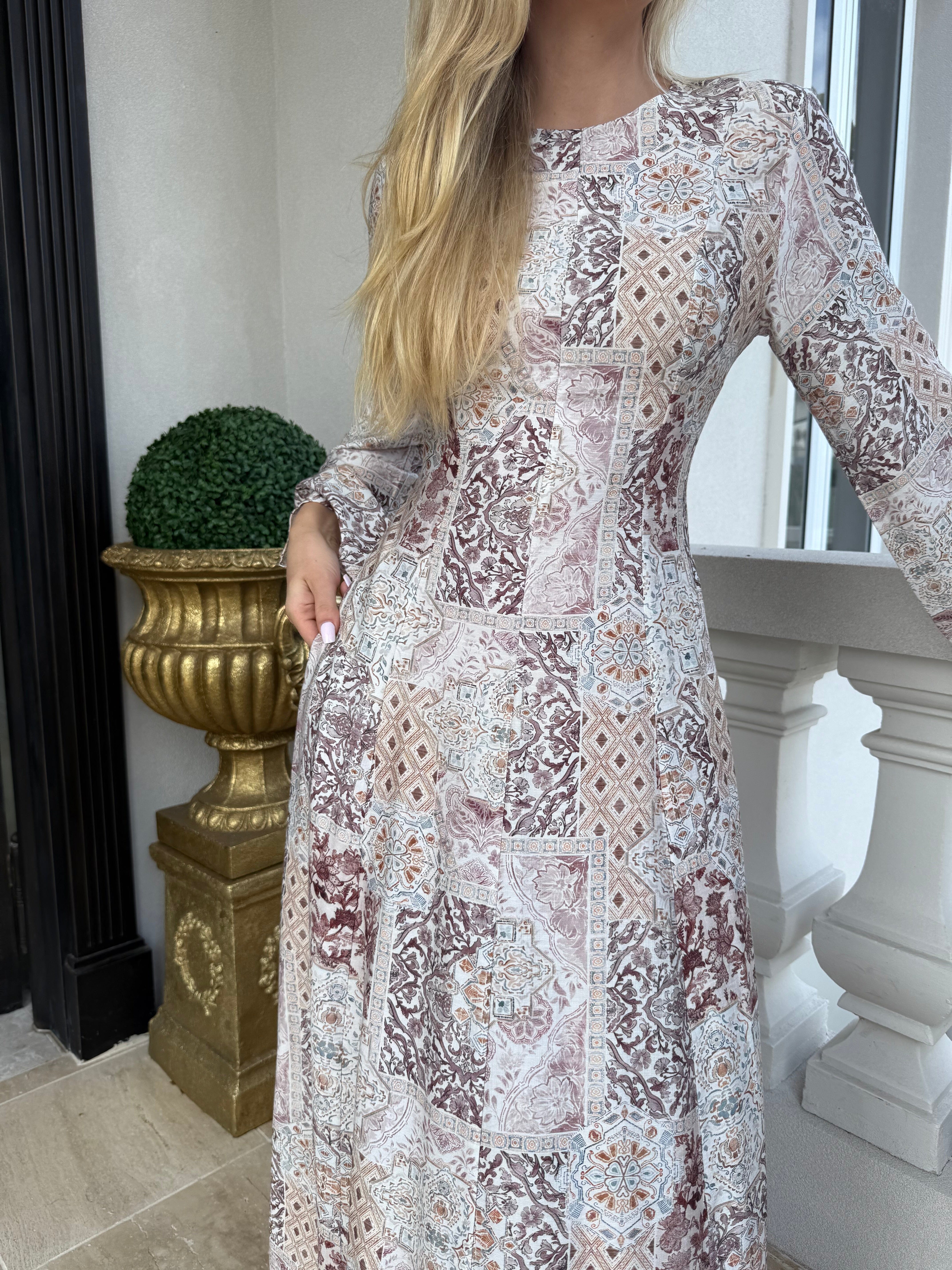 Baby Purple Tie Dress