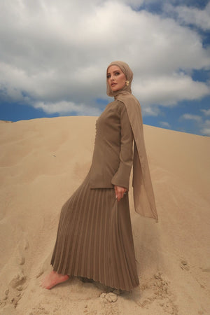 Al Sahara Pleated Set