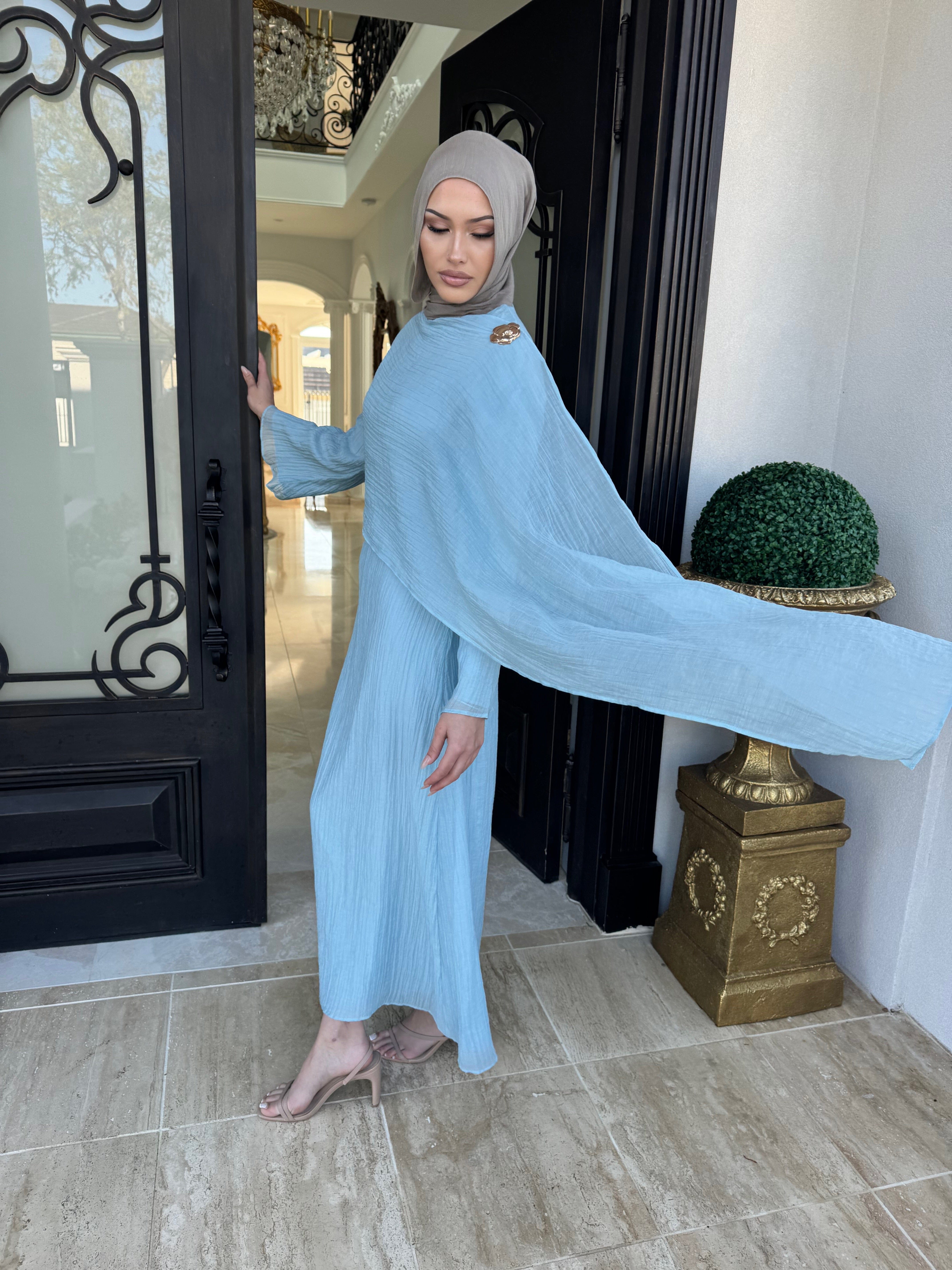 Drape Crinkle Dress