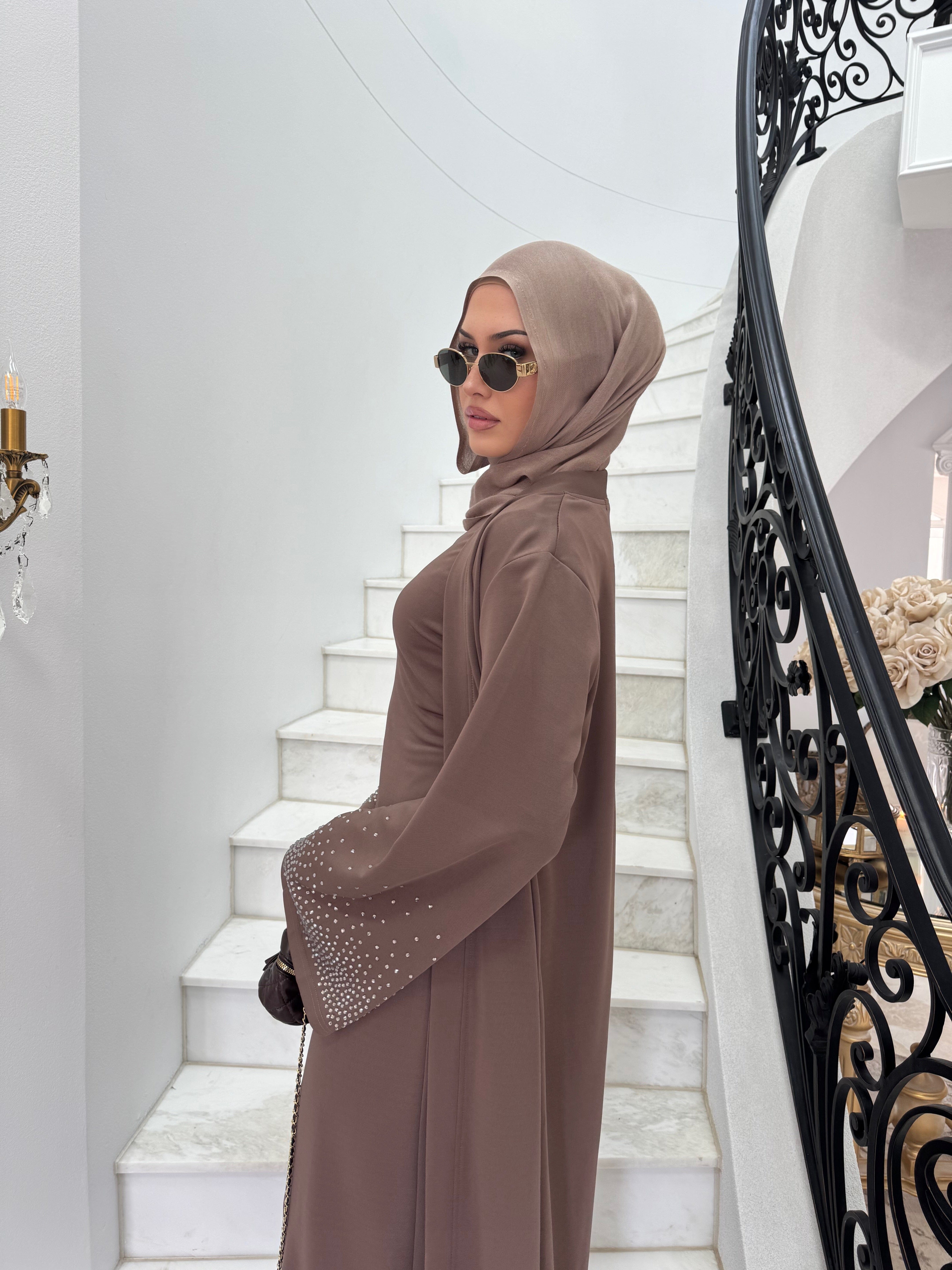 Beaded Abaya Set
