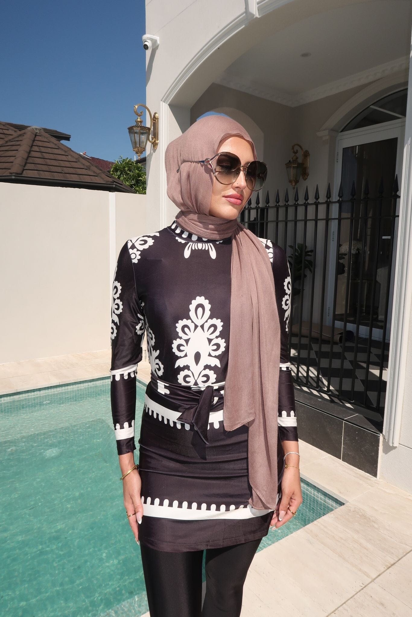 Monochrome Swim Tunic