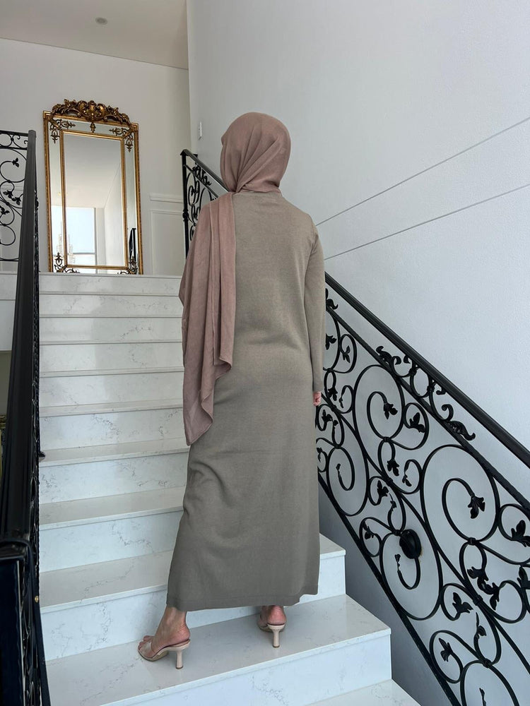 Knit Abaya Set