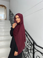 Plum Hijab Set