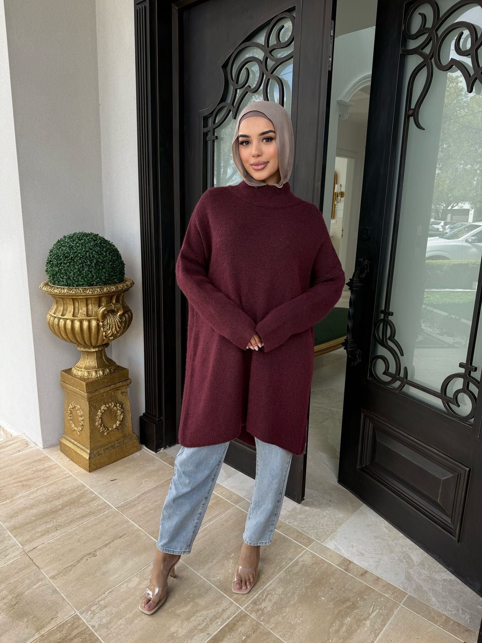 High Low Knit Jumper