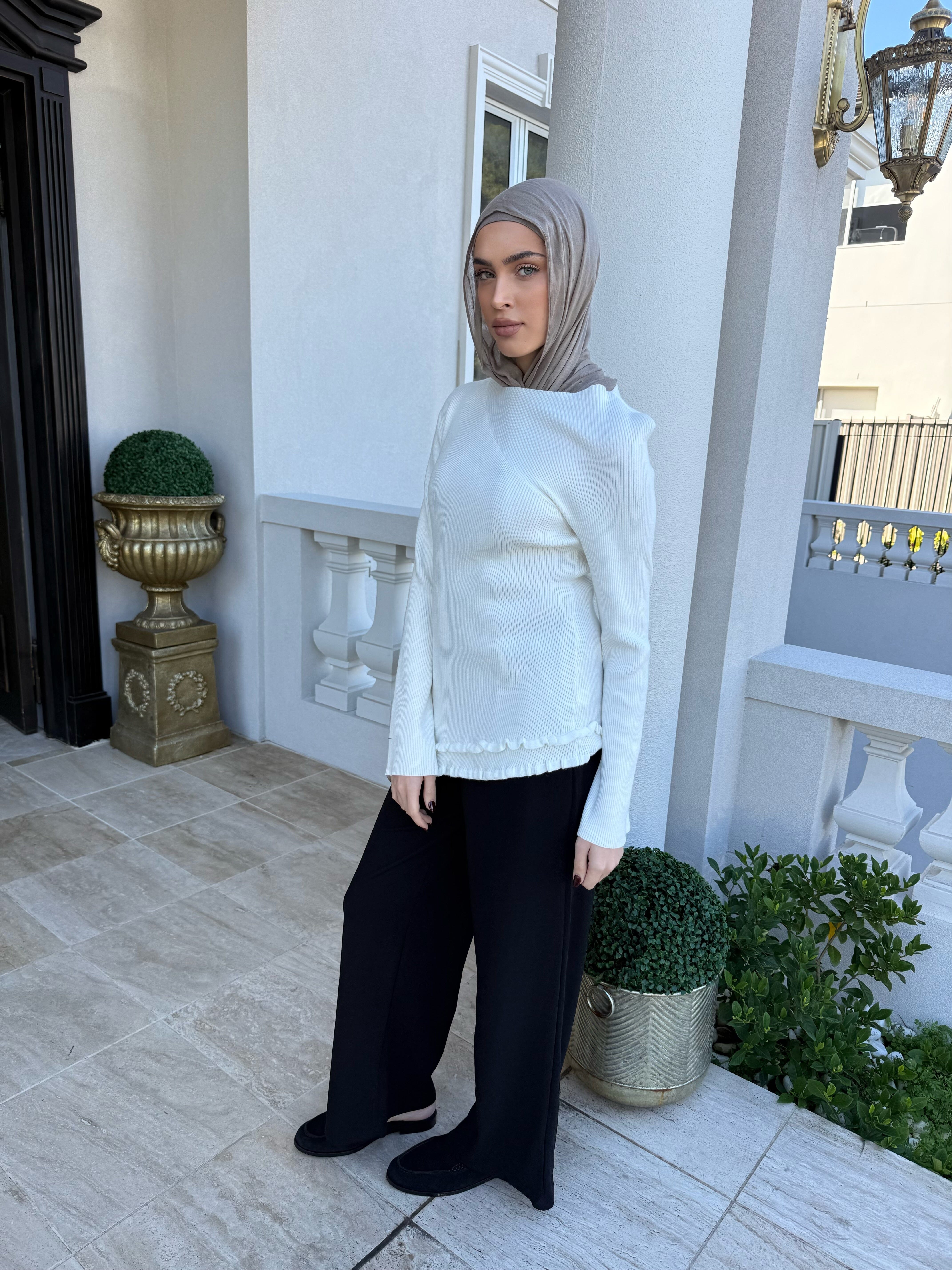 Frill Knit Jumper