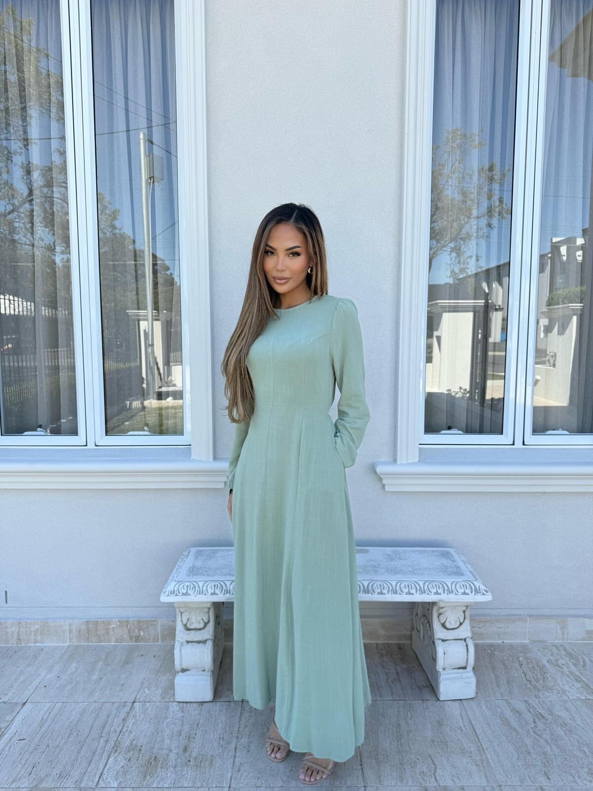 Amy Linen Dress