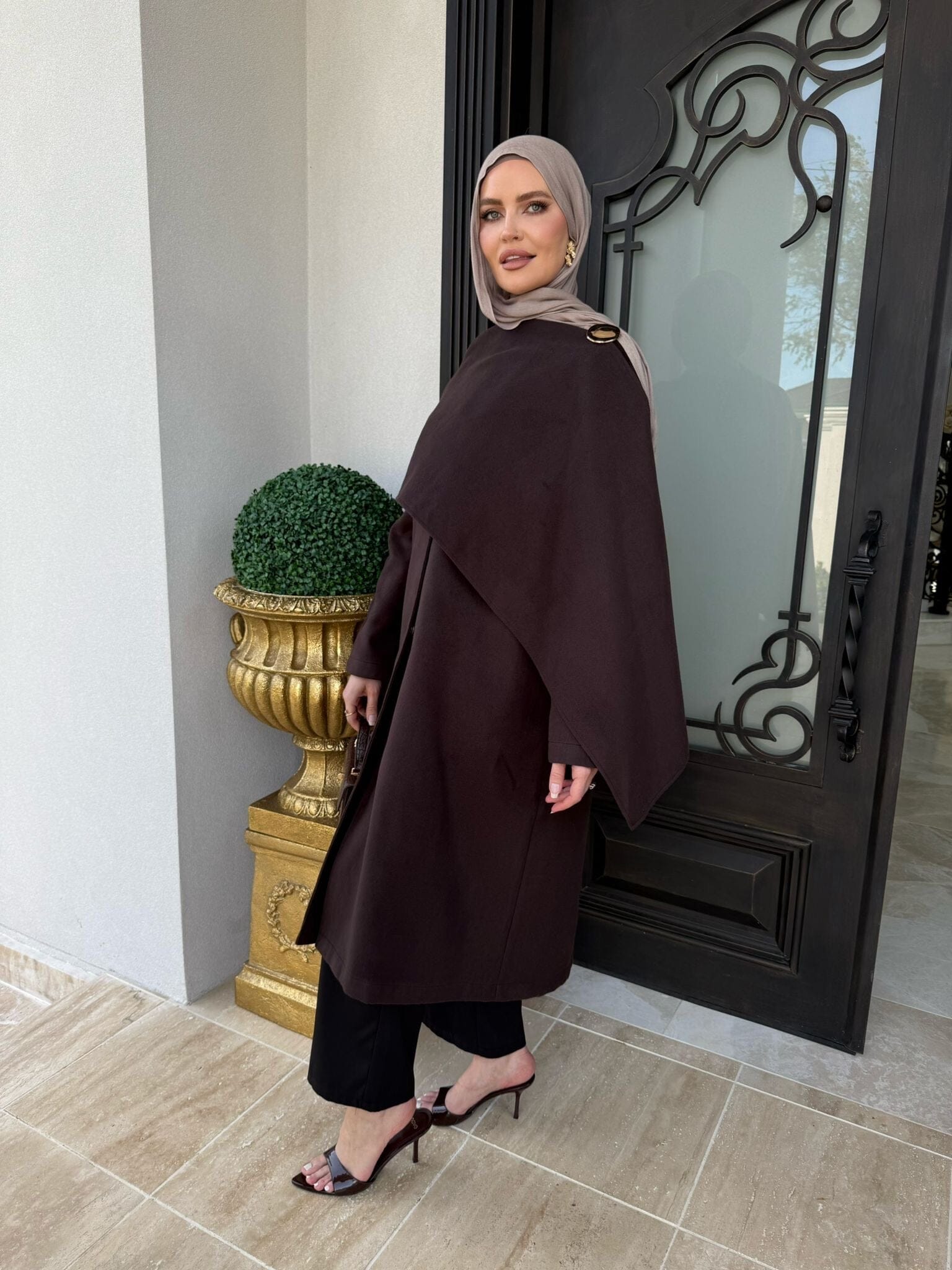 Siham Scarf Coat