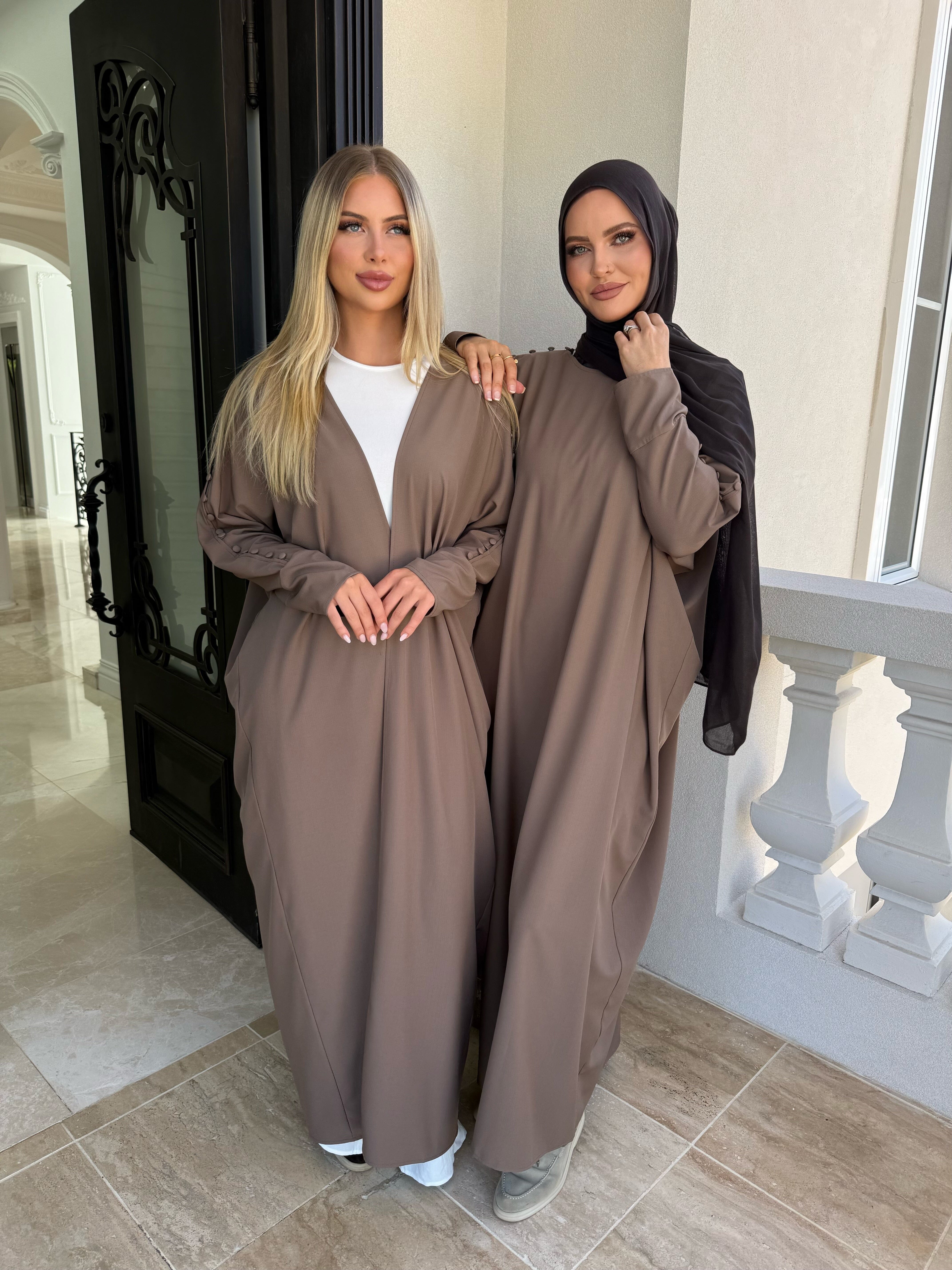 Button Open Abaya