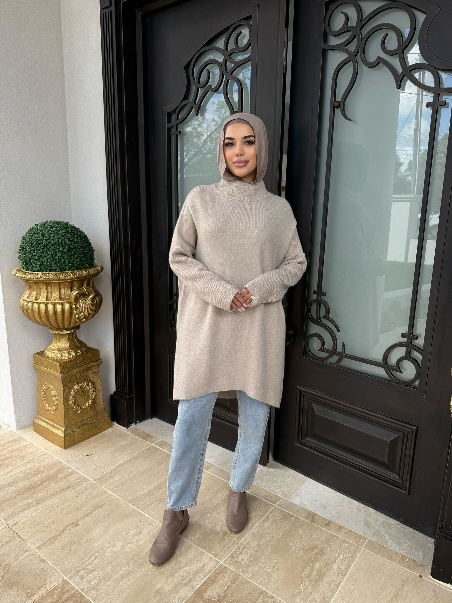 High Low Knit Jumper