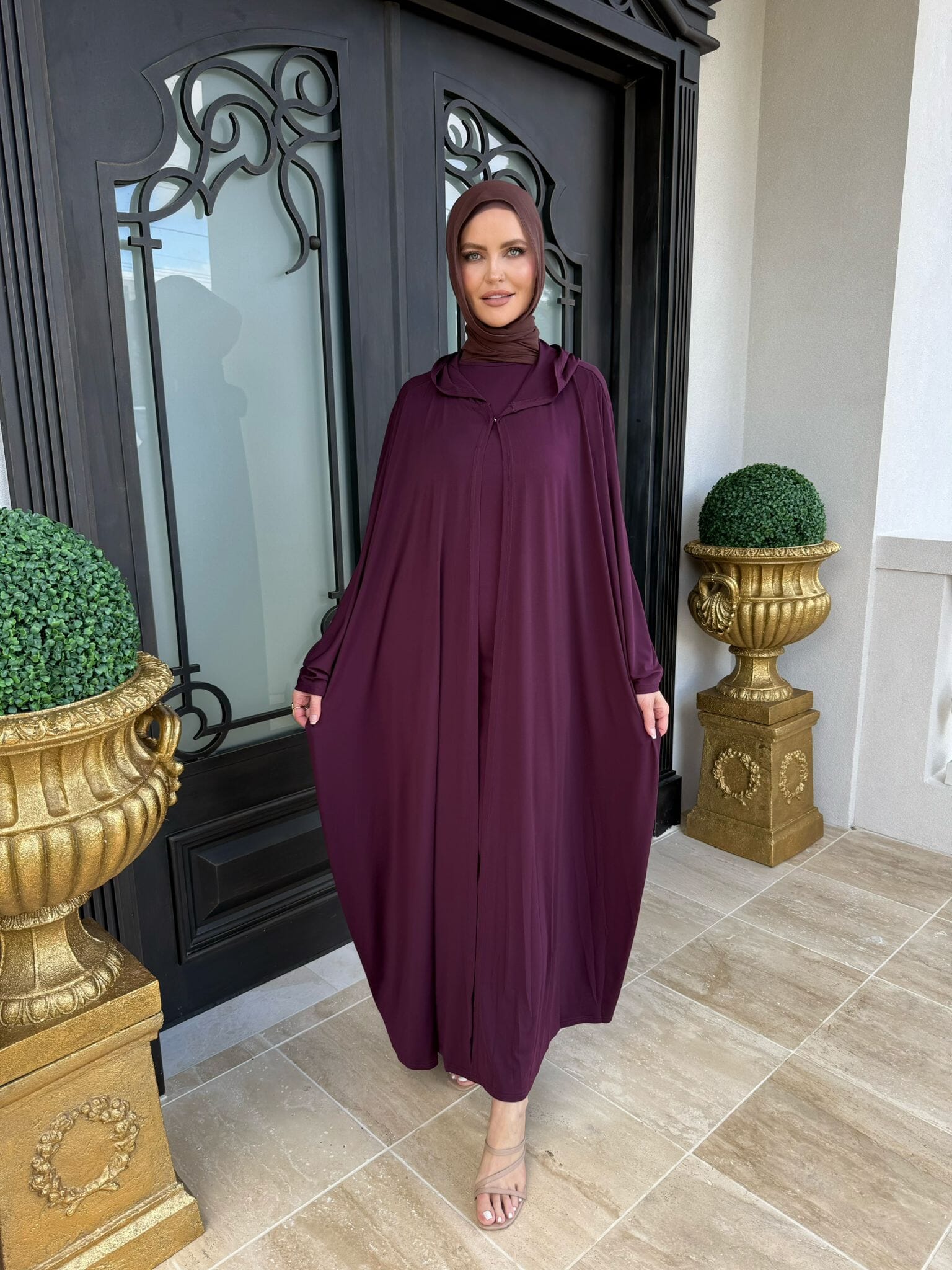 Hoodie Abaya Set