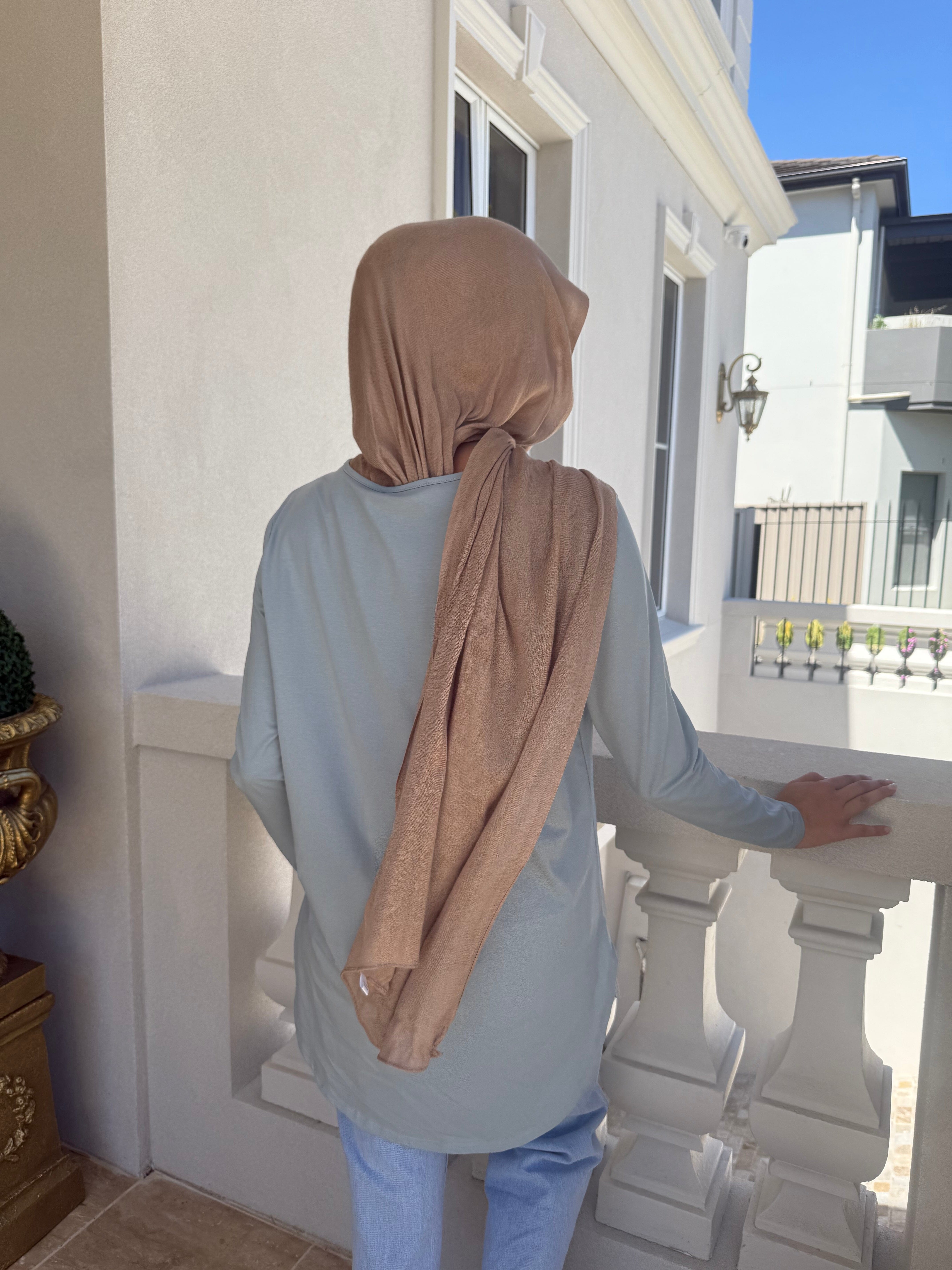 Midi Length Basic Cotton Top