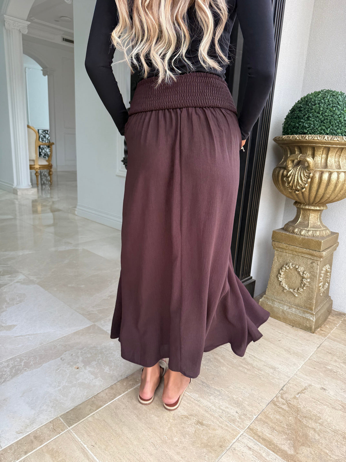 Milla Button Skirt