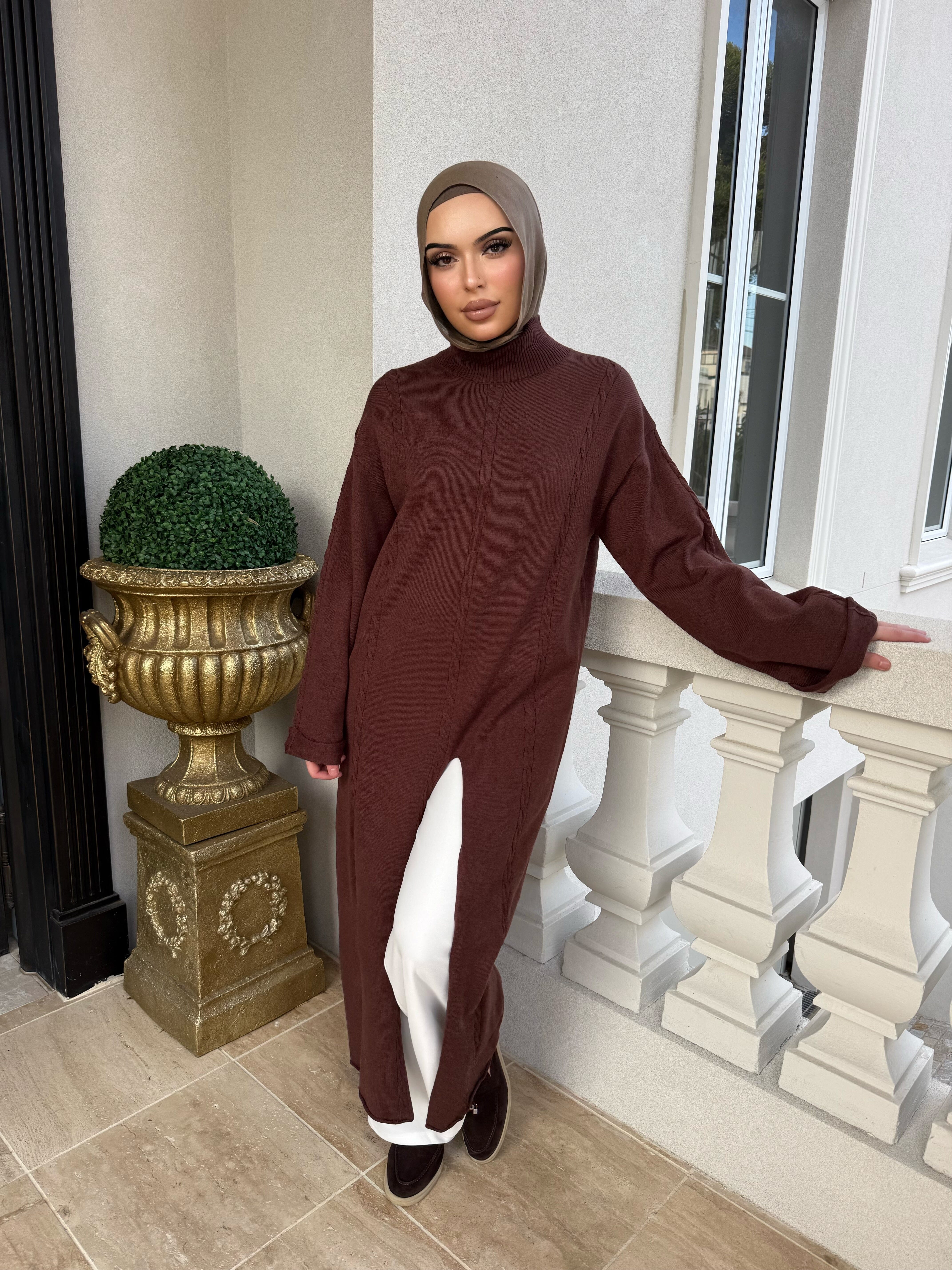 Braided Split Tunic