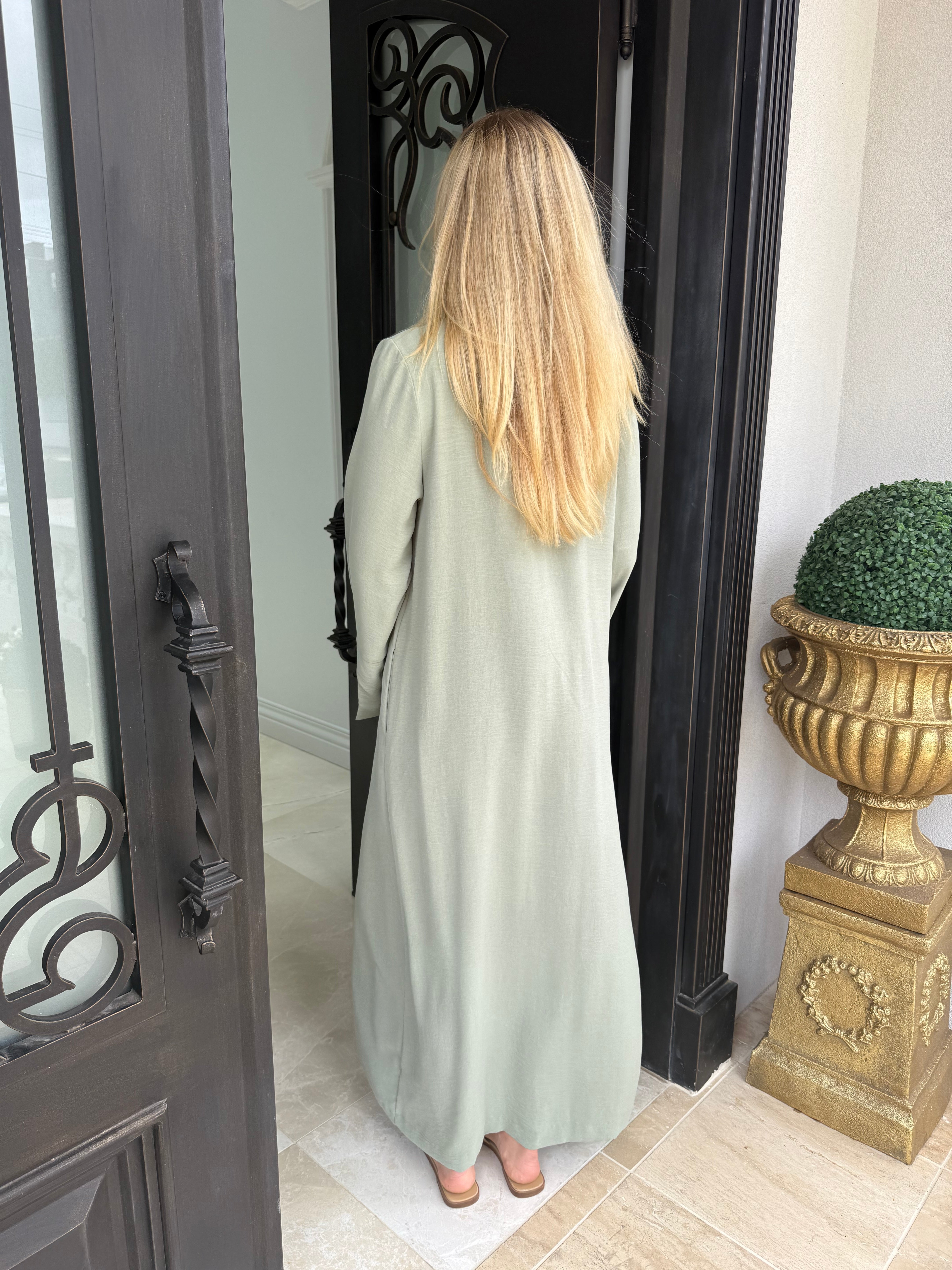 Nour Opened Abaya Set