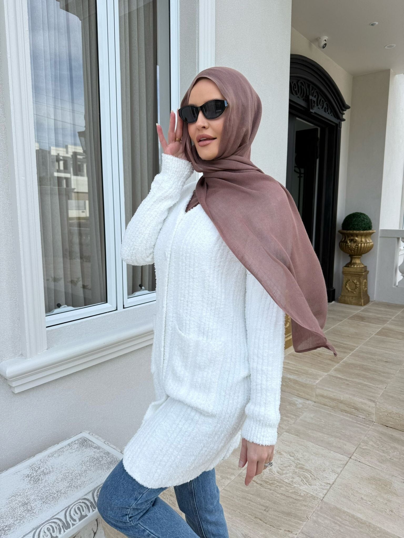 Blush Midi Cardigan