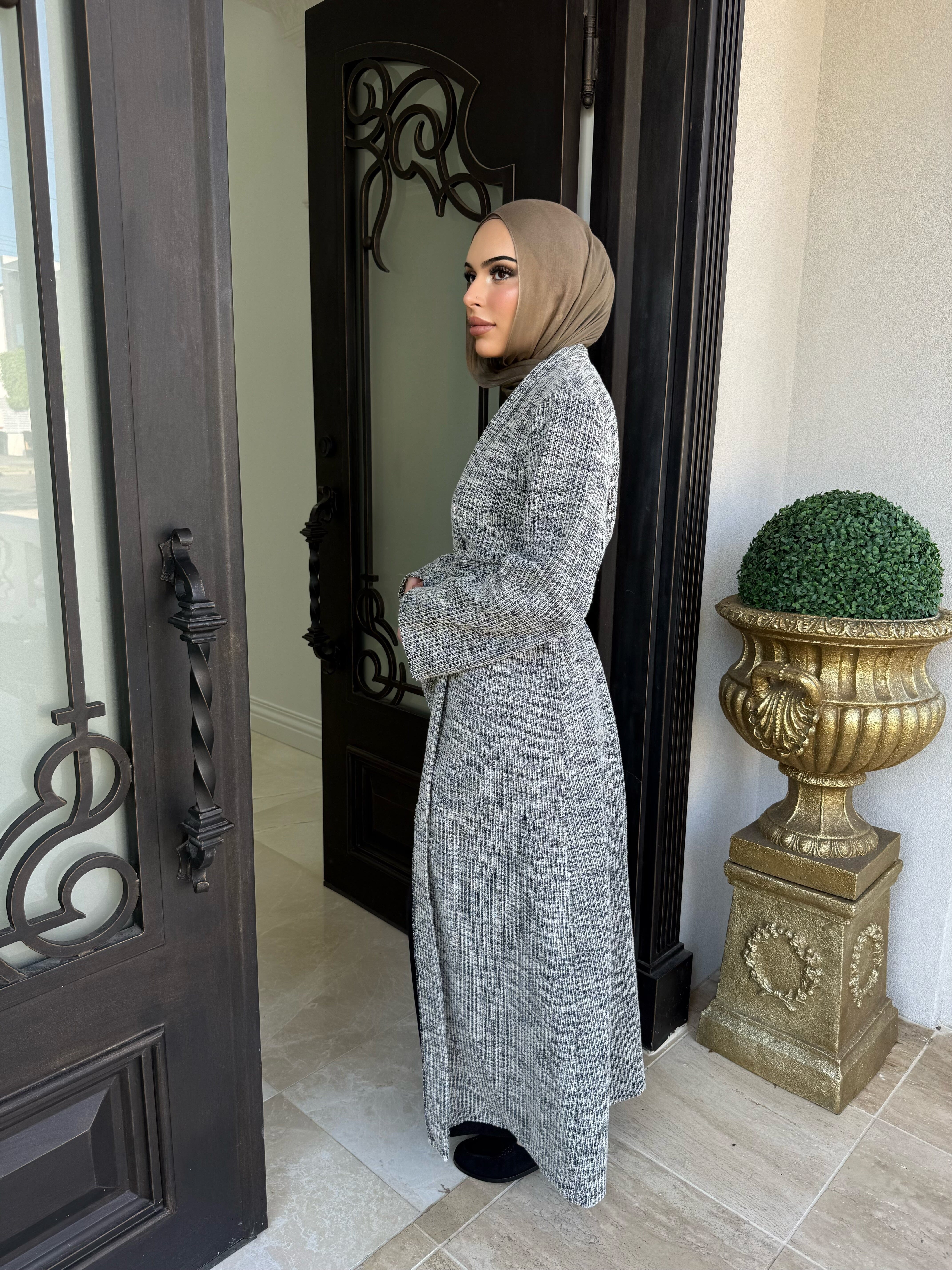 Tweed Abaya