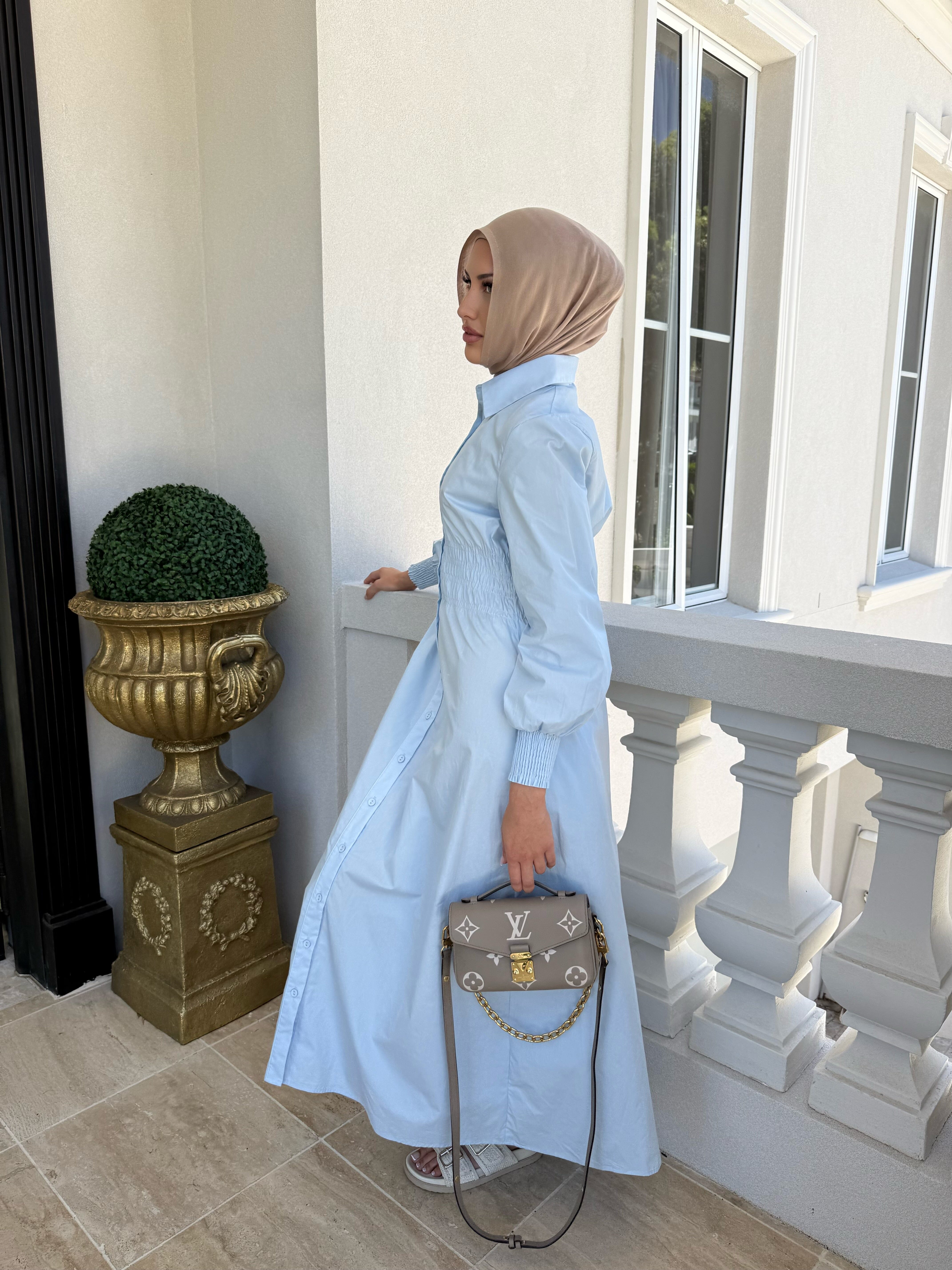 Gathered Maxi Dress