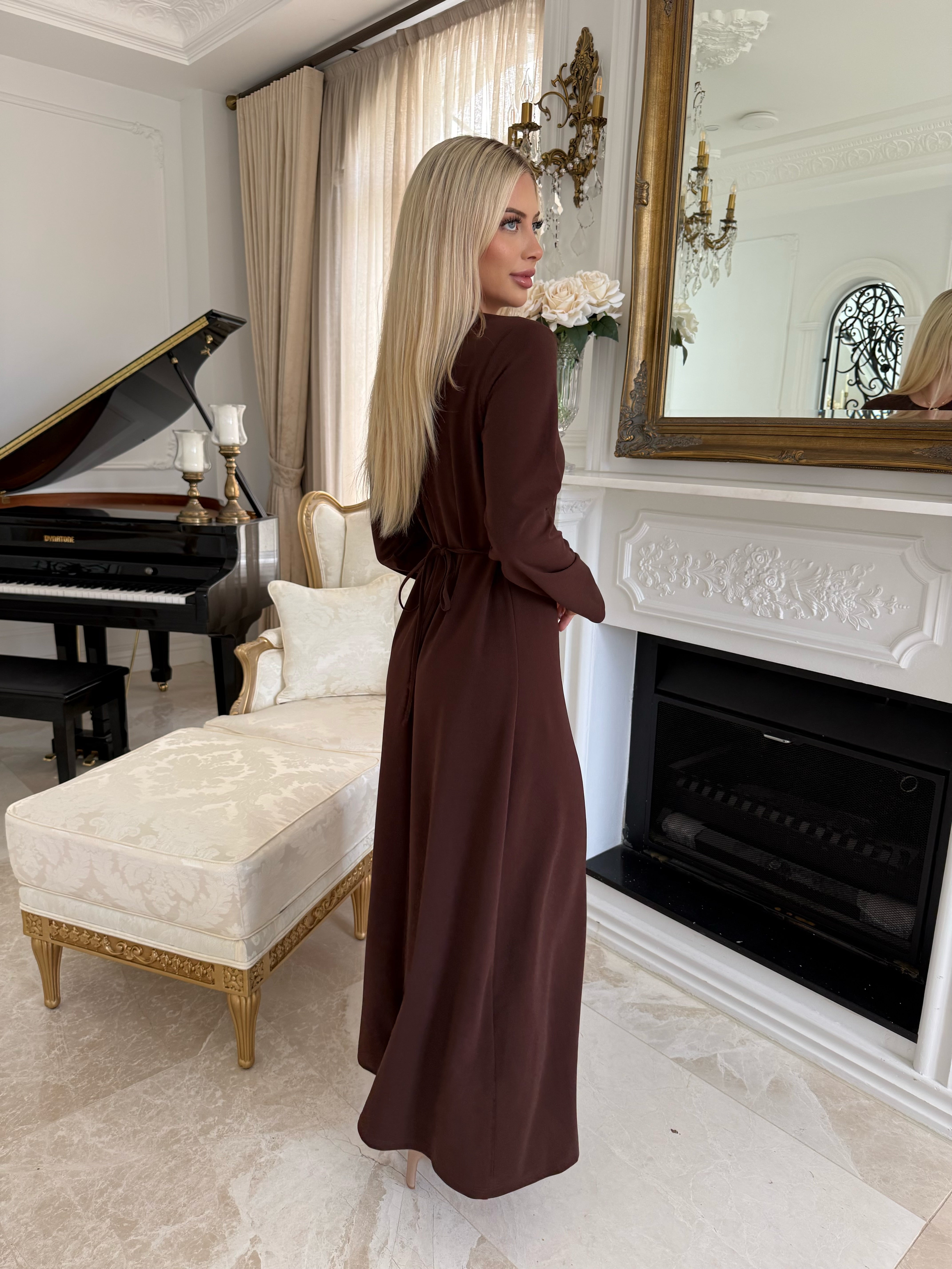 Chiffon Cape Abaya Set