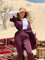 Al Sahara Satin Cape Set