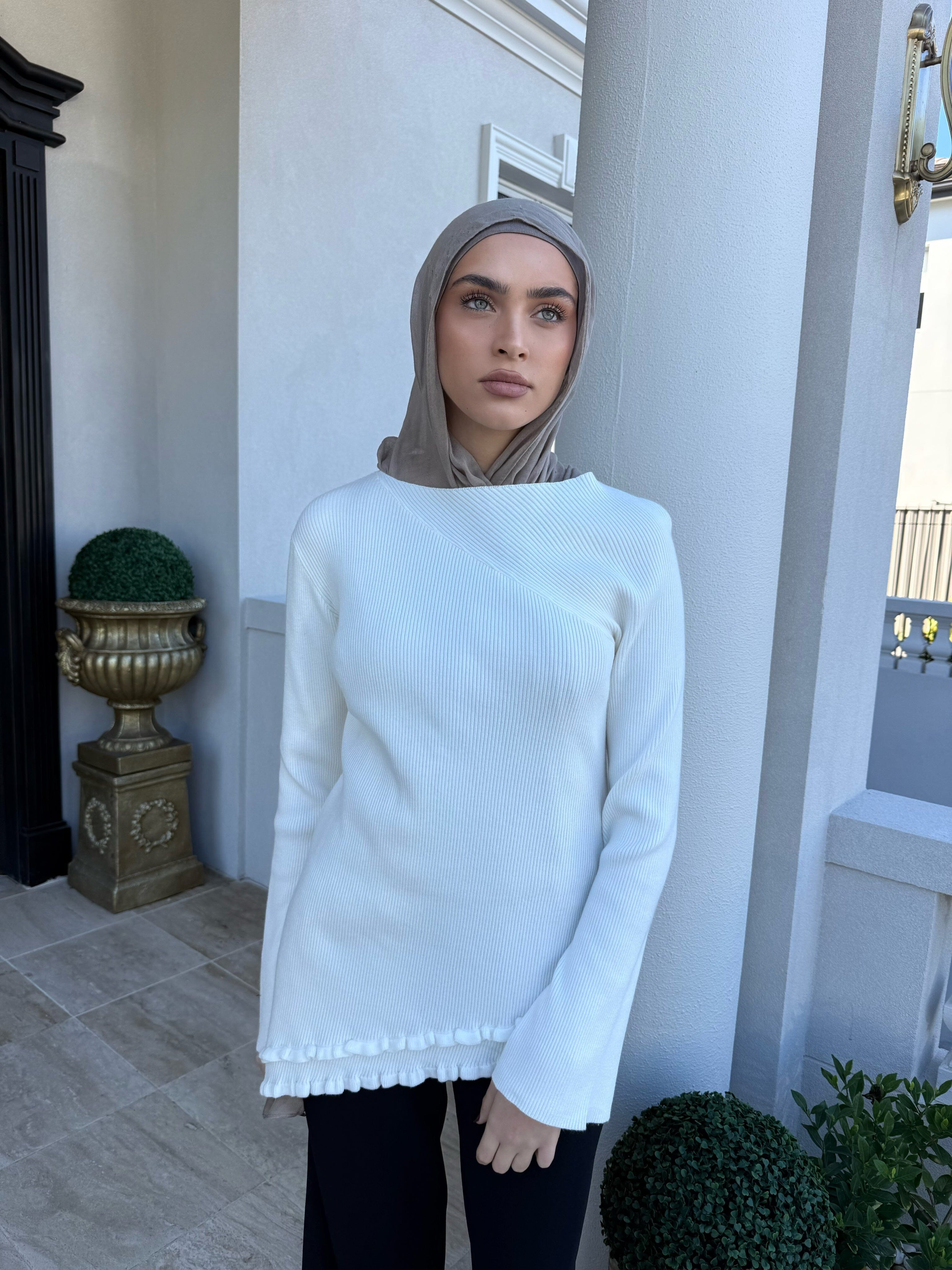 Frill Knit Jumper