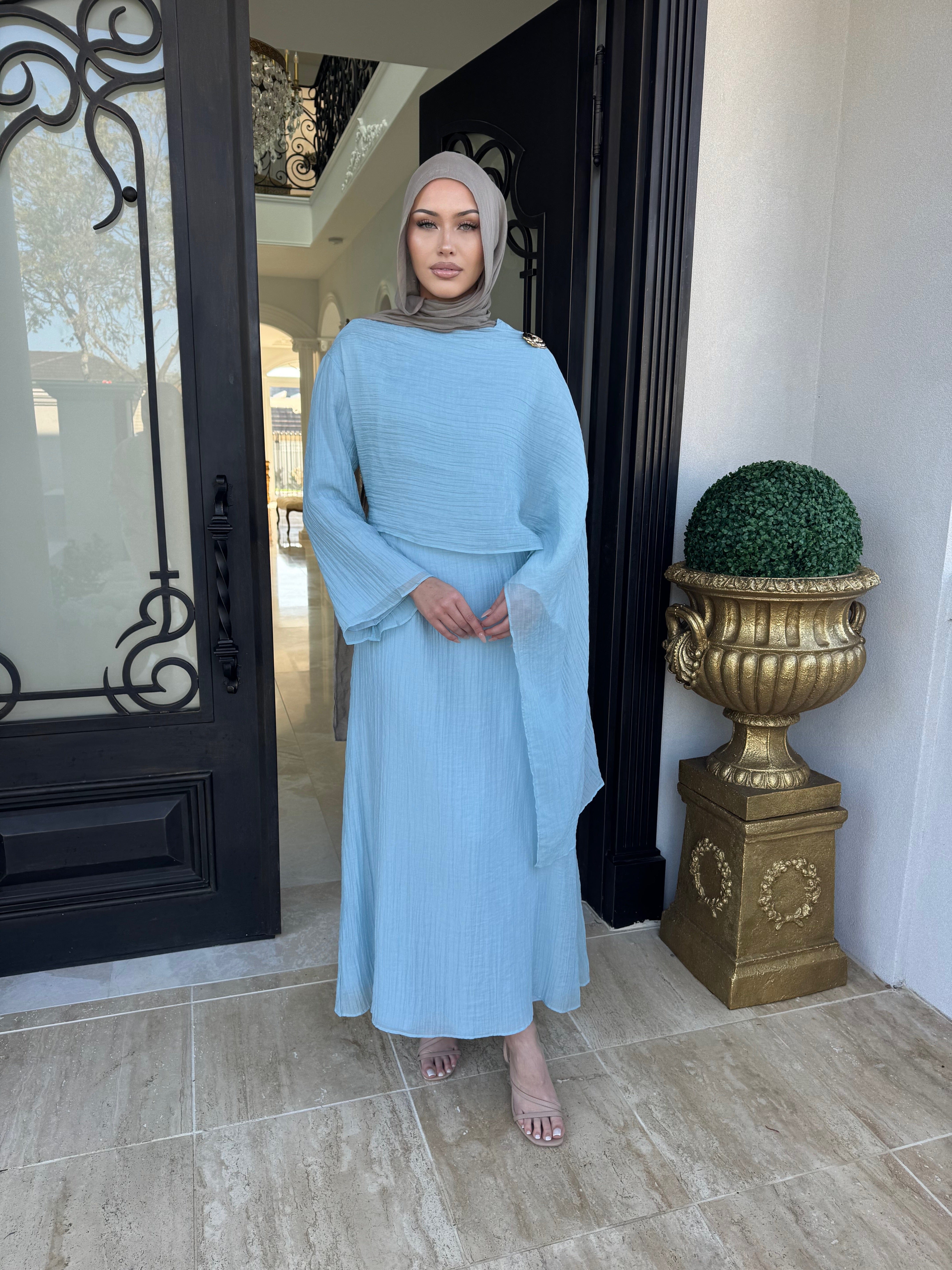 Drape Crinkle Dress