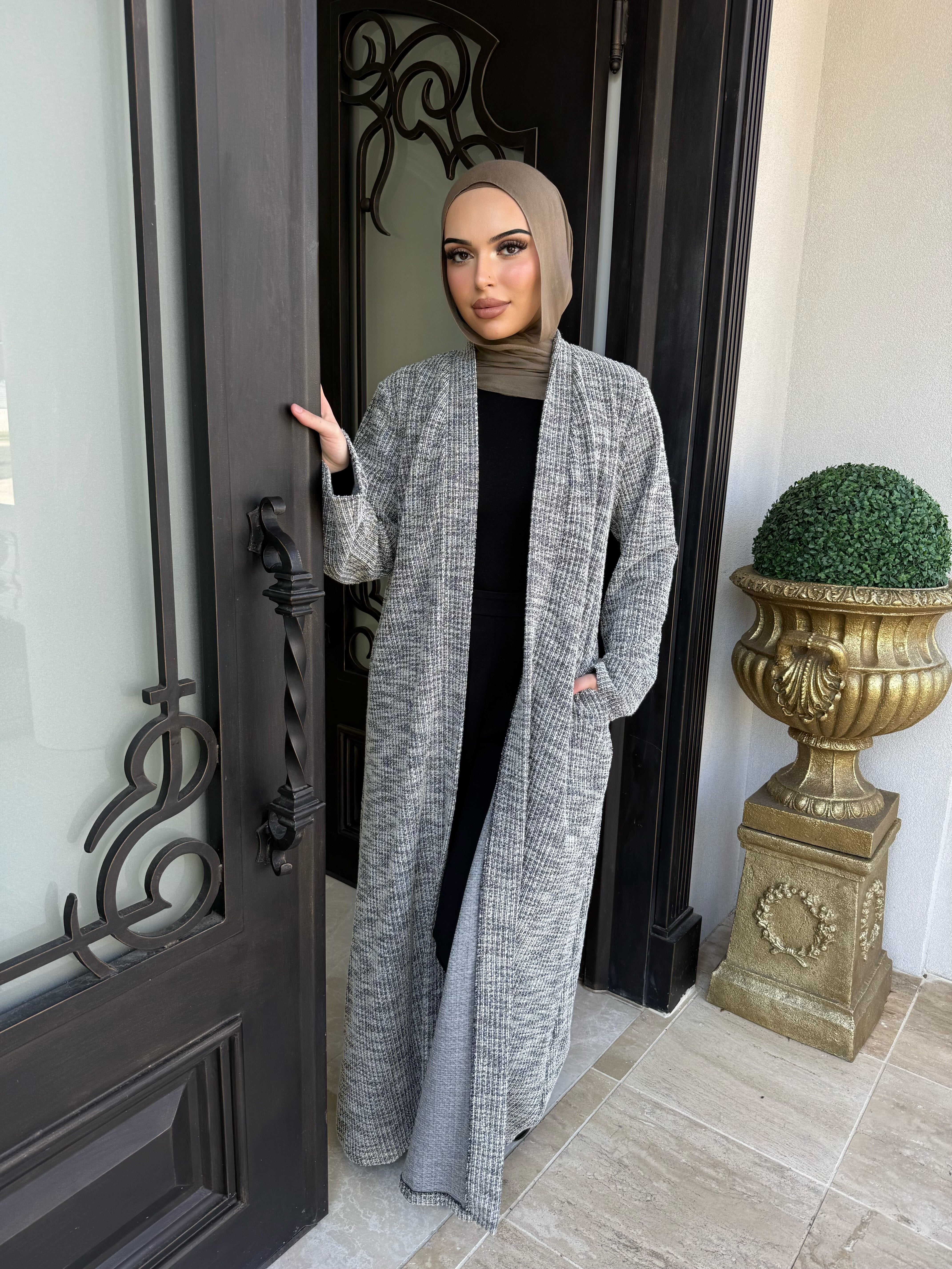Tweed Abaya