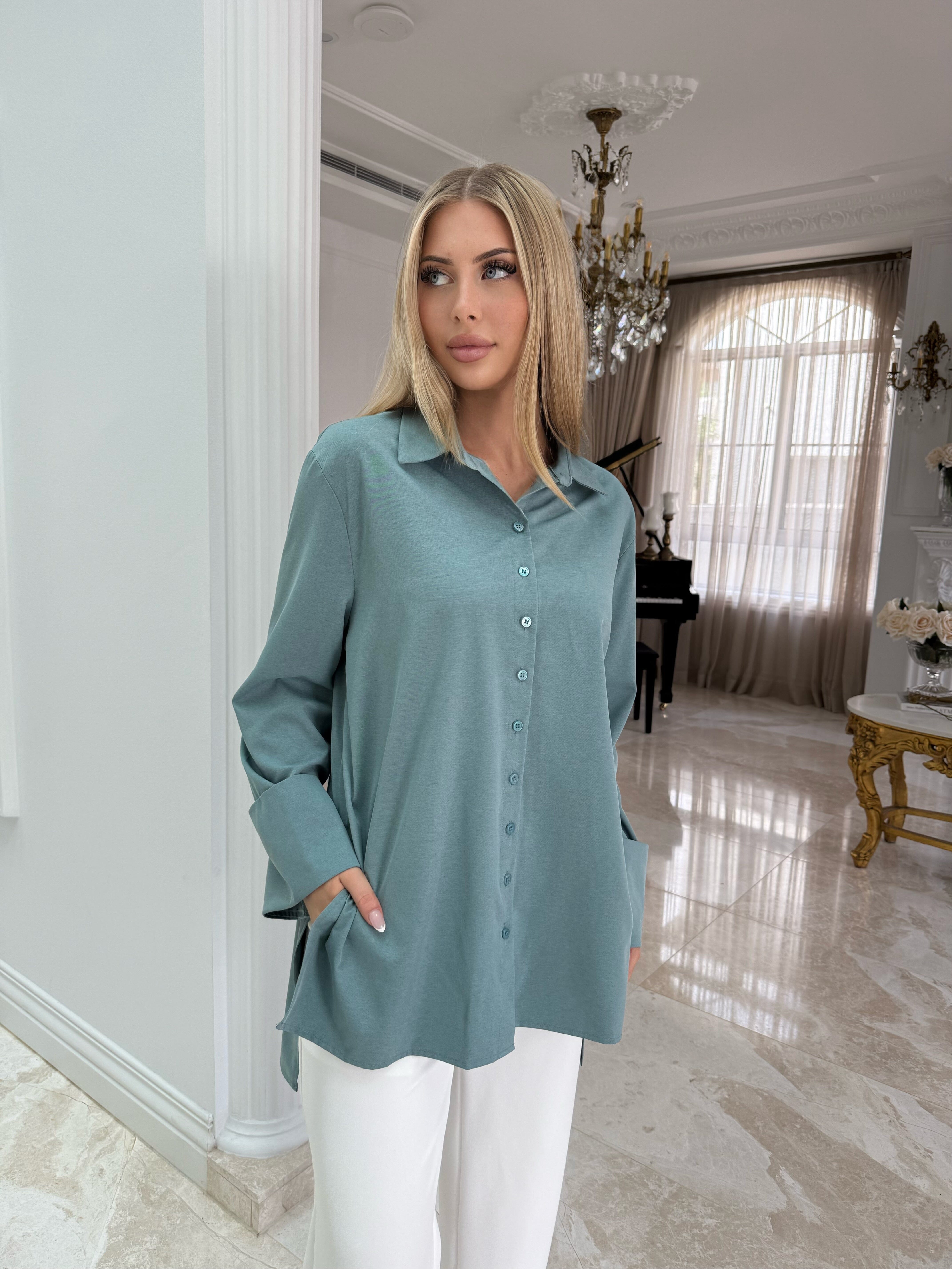 Staple Button Blouse