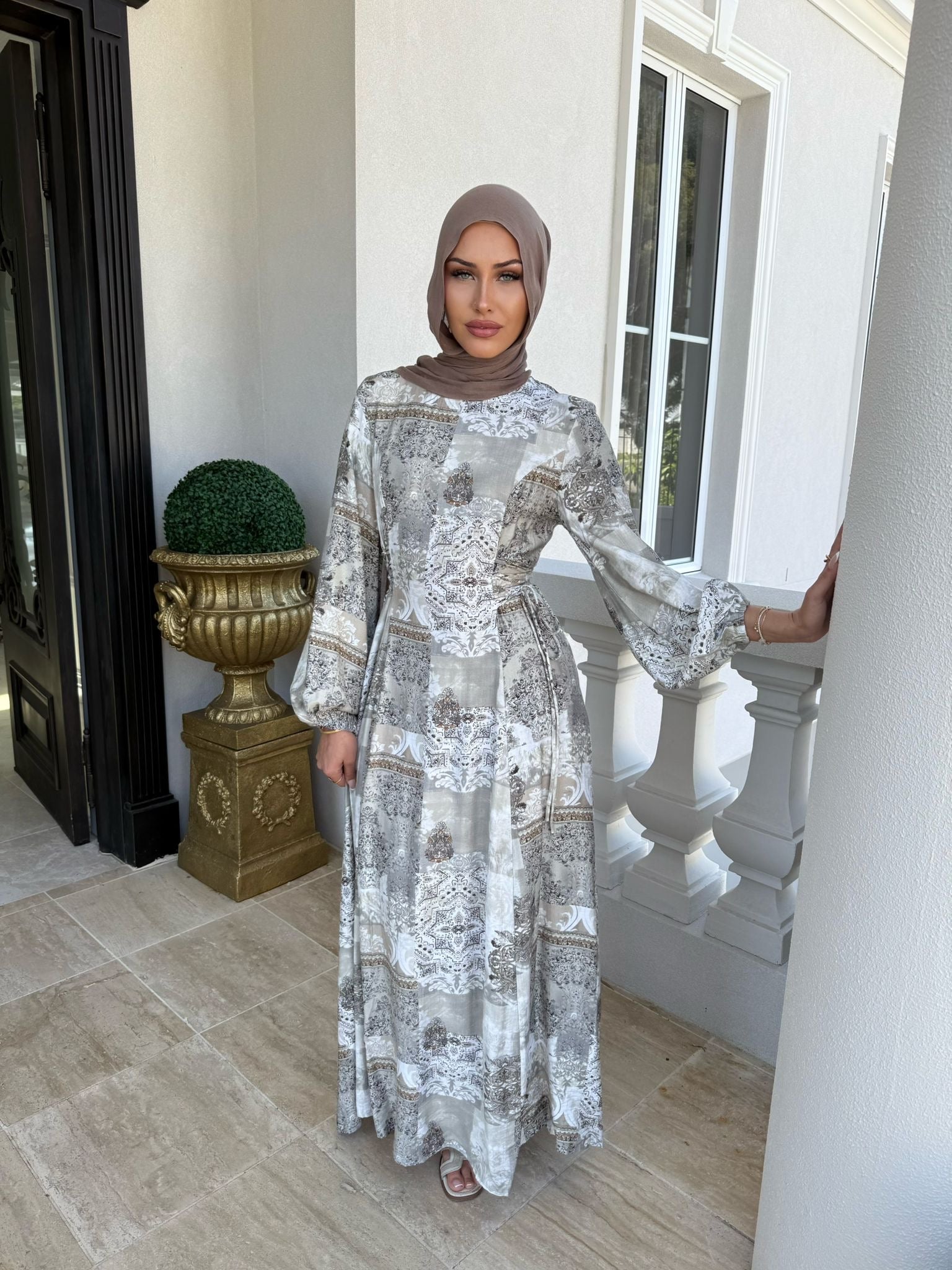 Rouba Tie Side Dress