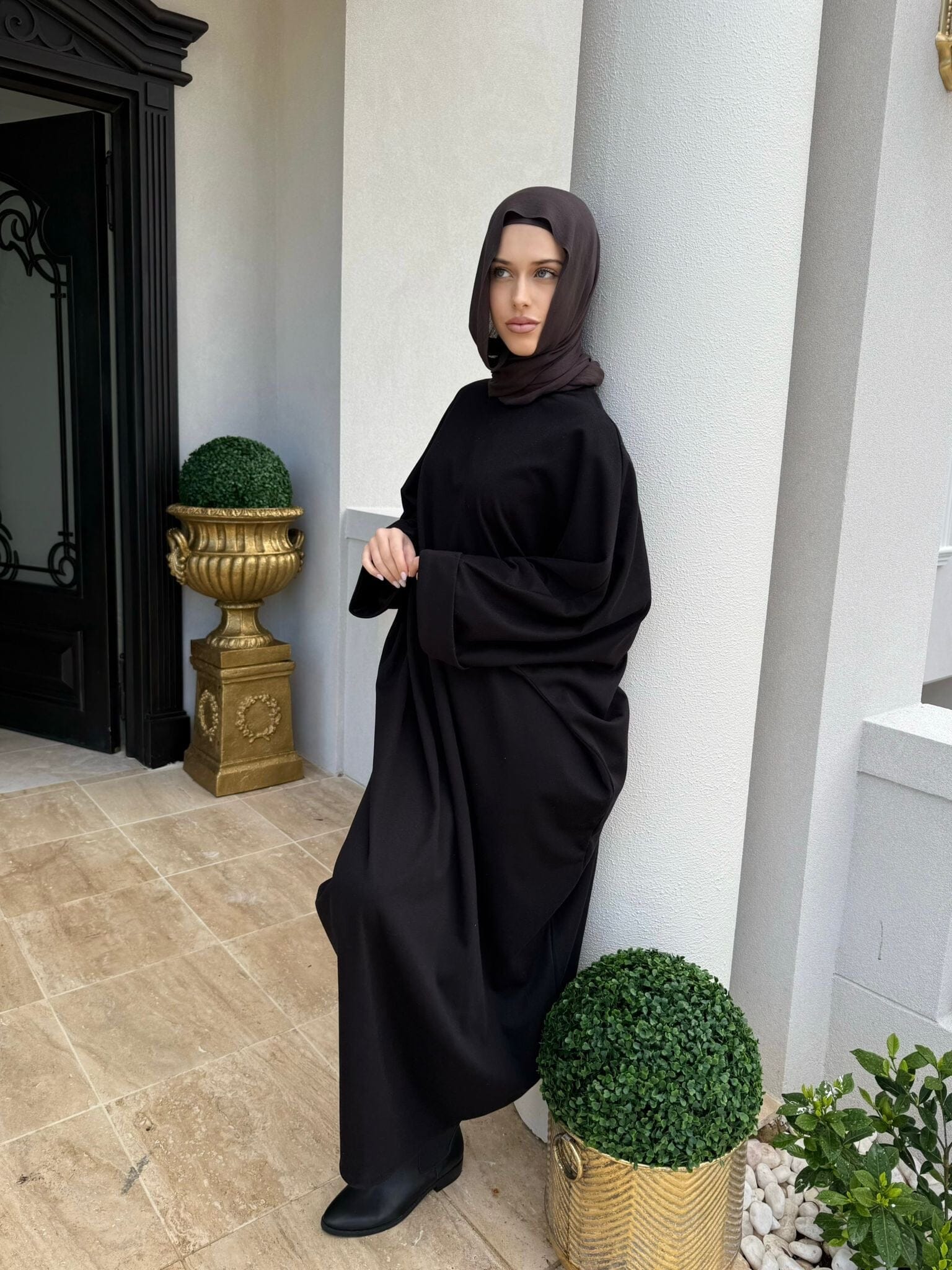 Textured Winter Abaya