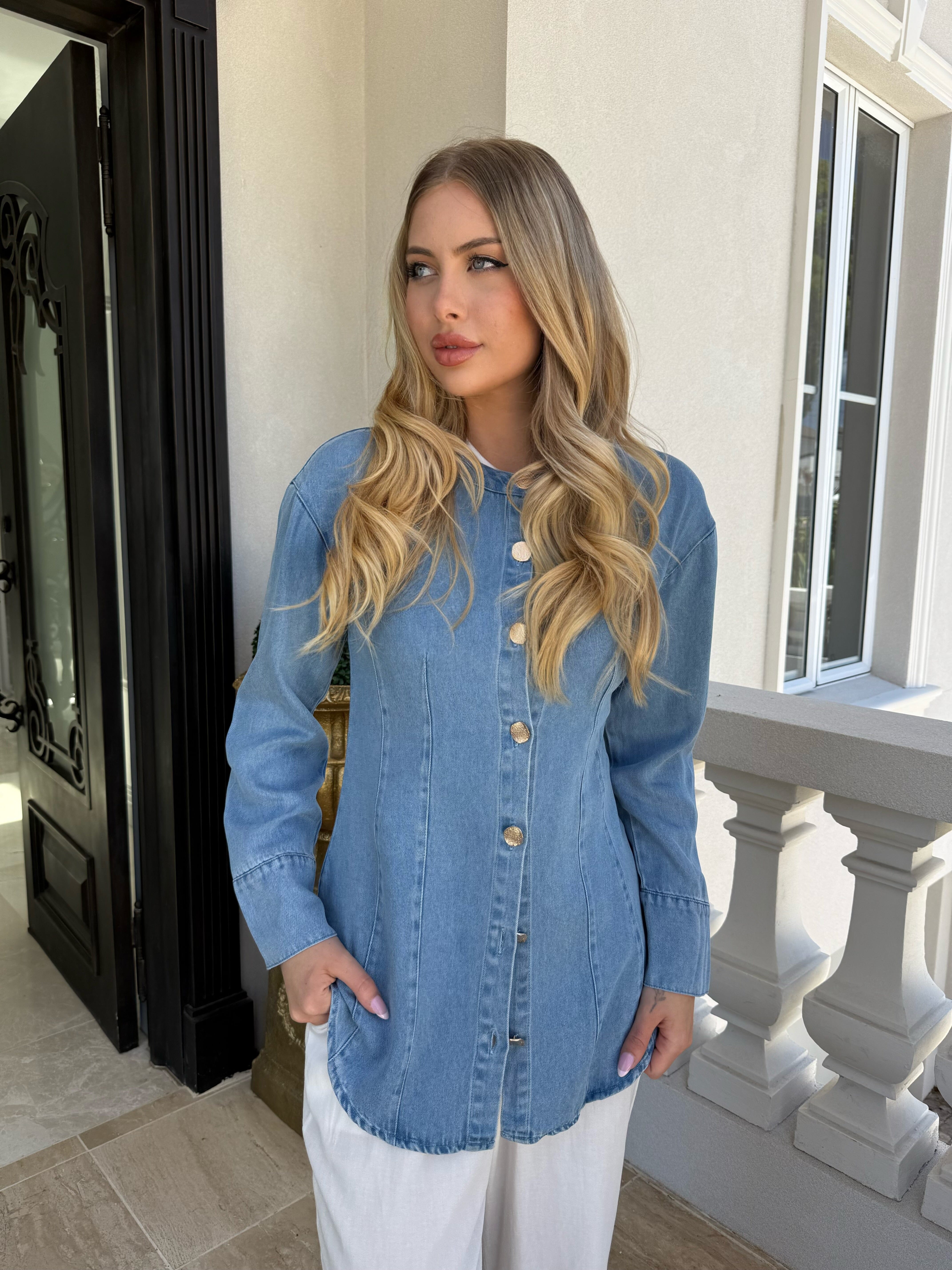 Denim Mid Shirt