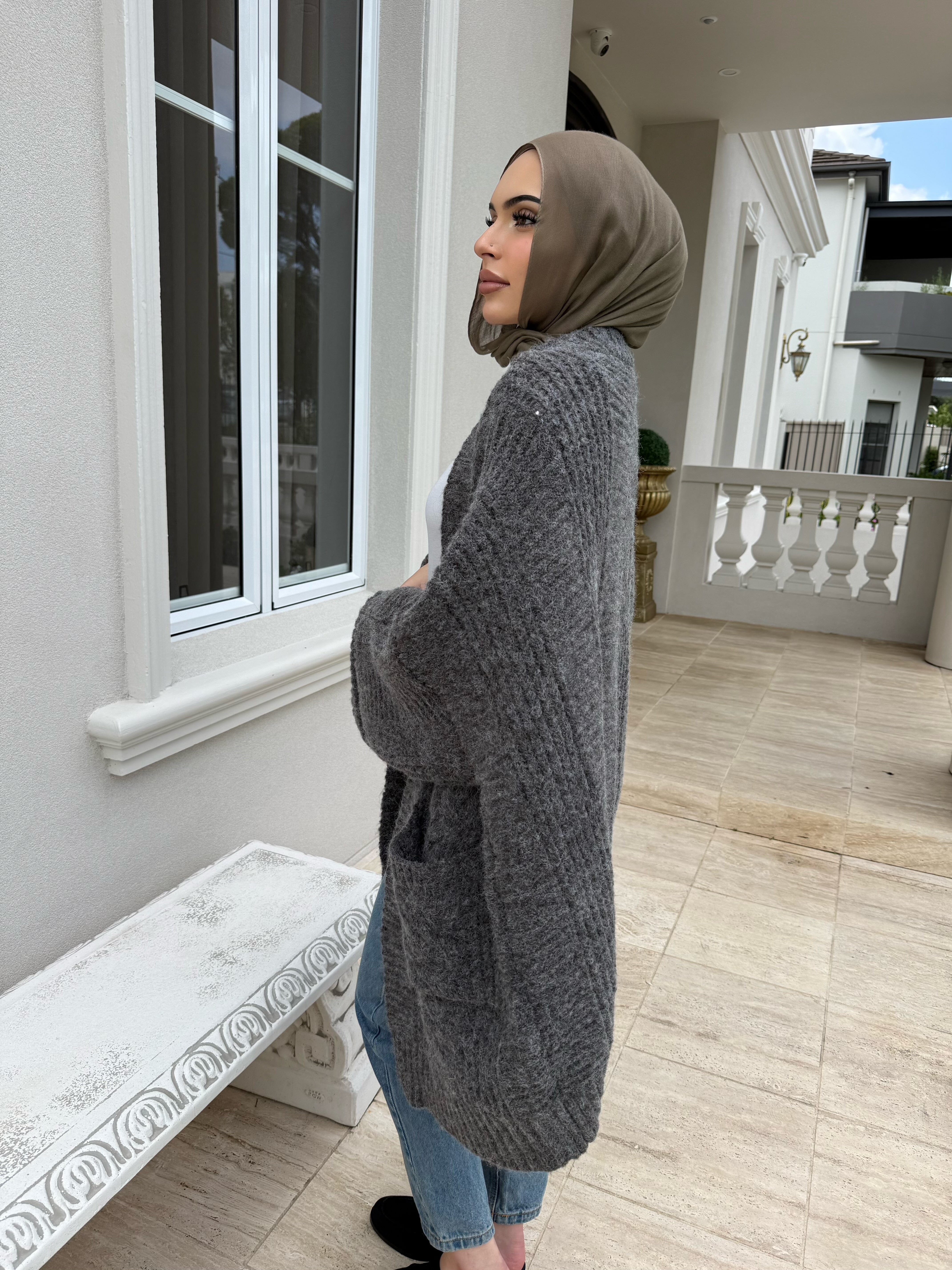 Chunky Midi Caridgan