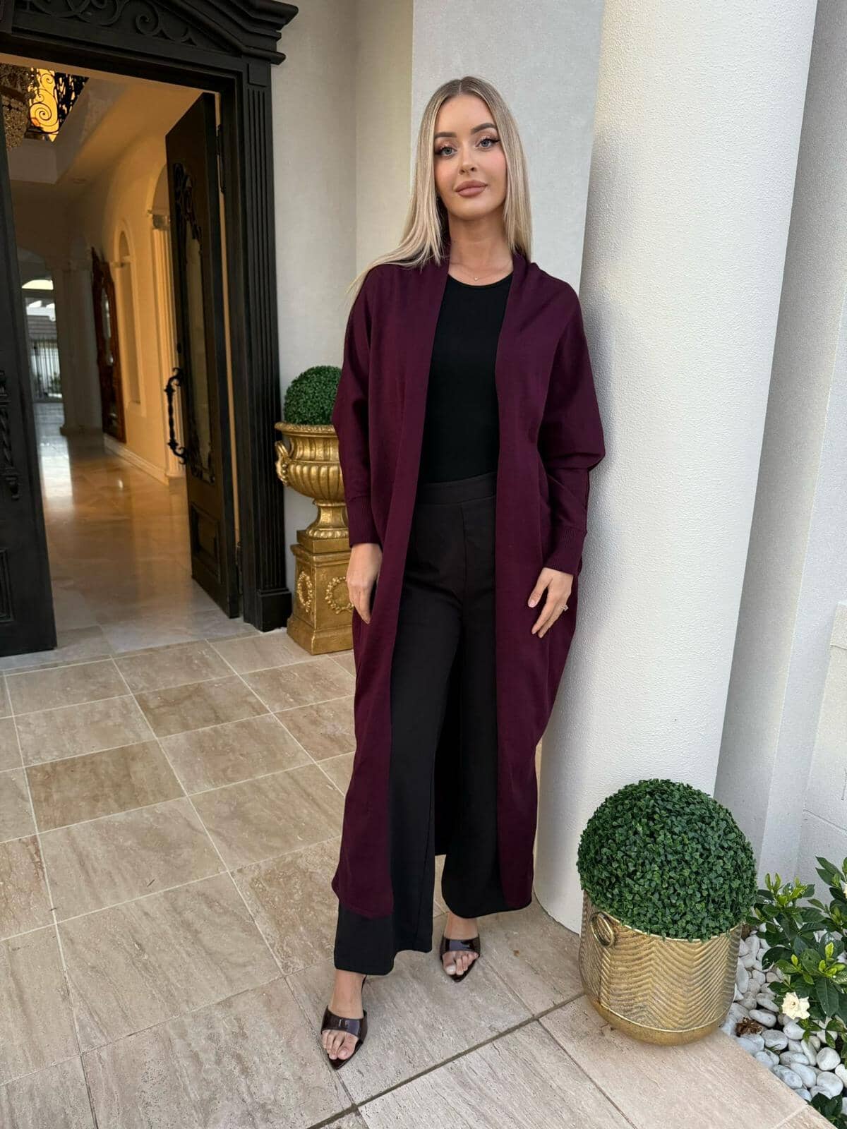 Knit Abaya Kimono