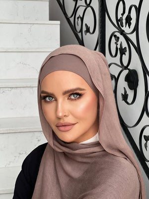 Latte Hijab Set