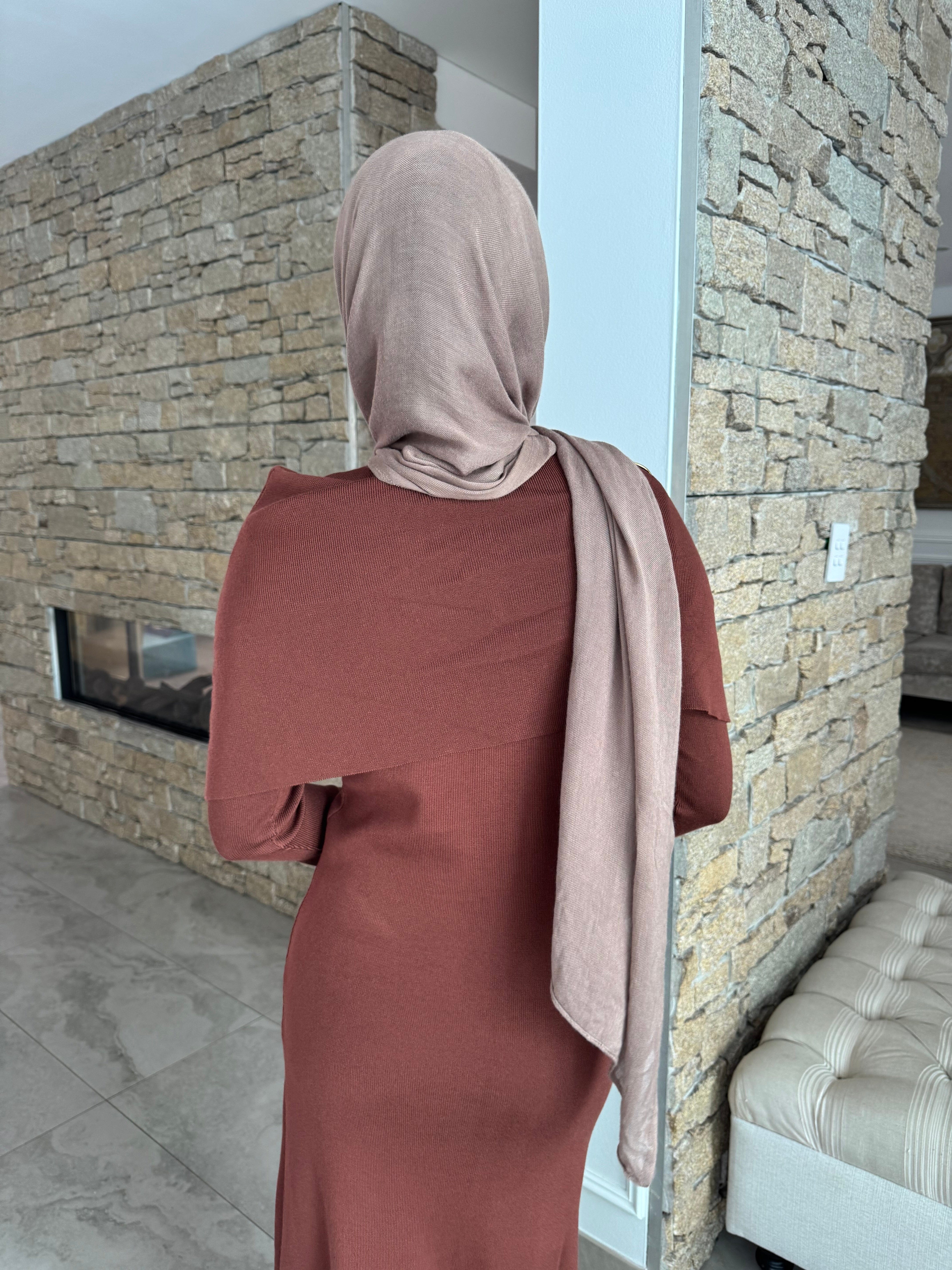 Knit Shawl Dress