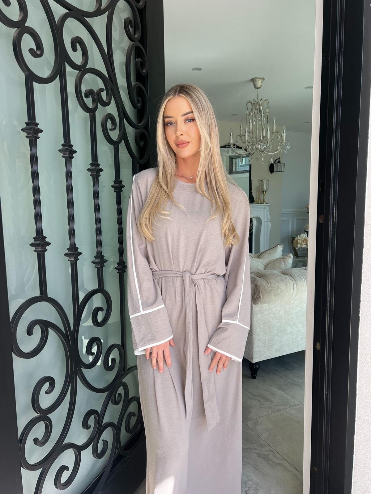 Trimmed Abaya