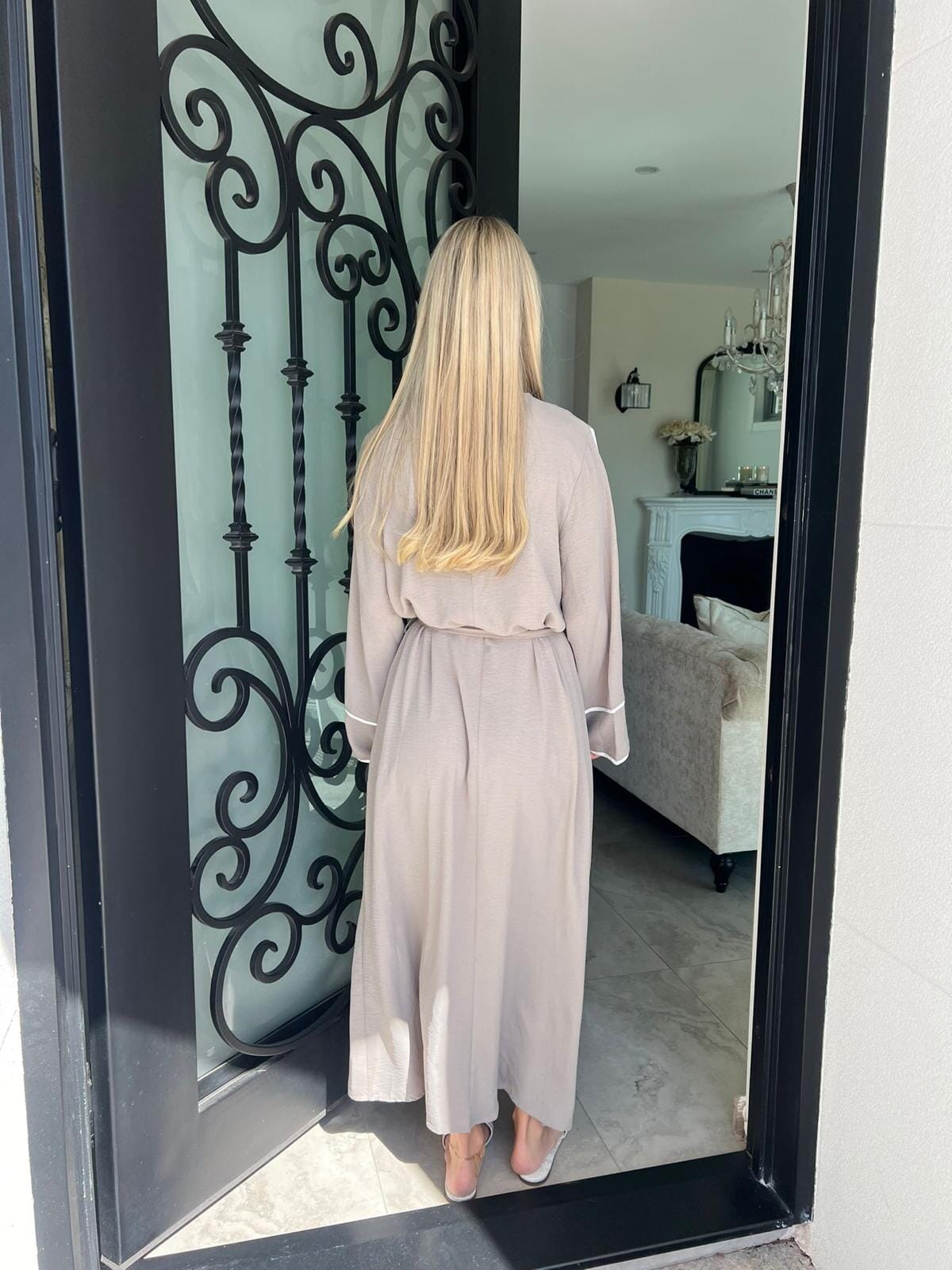 Trimmed Abaya