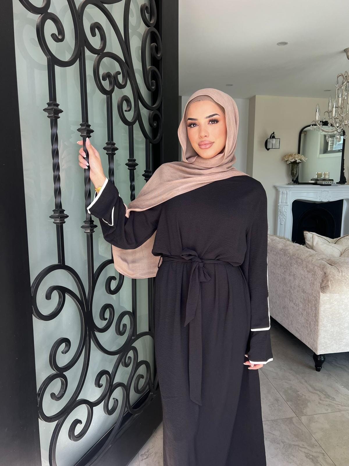 Trimmed Abaya