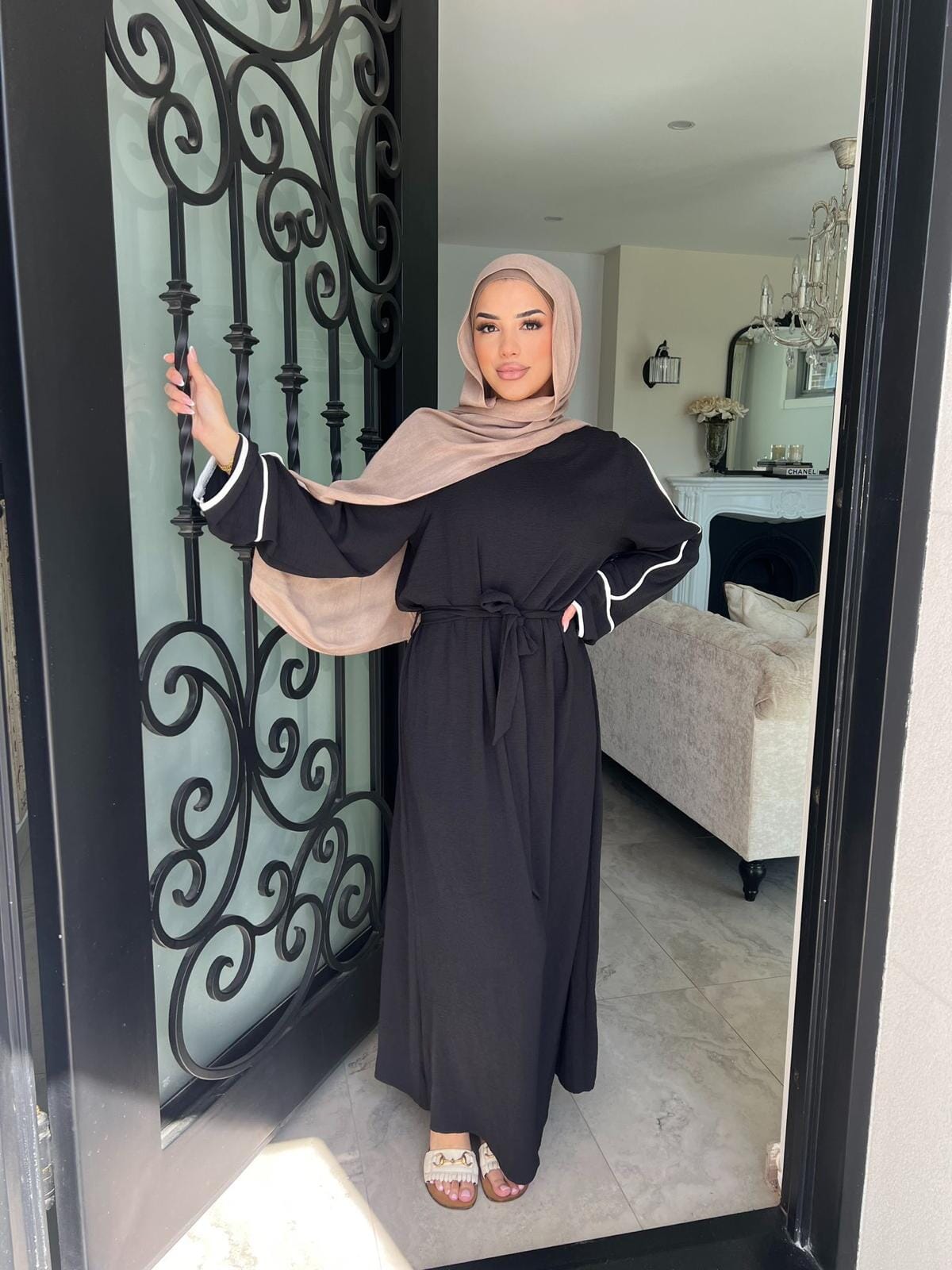Trimmed Abaya
