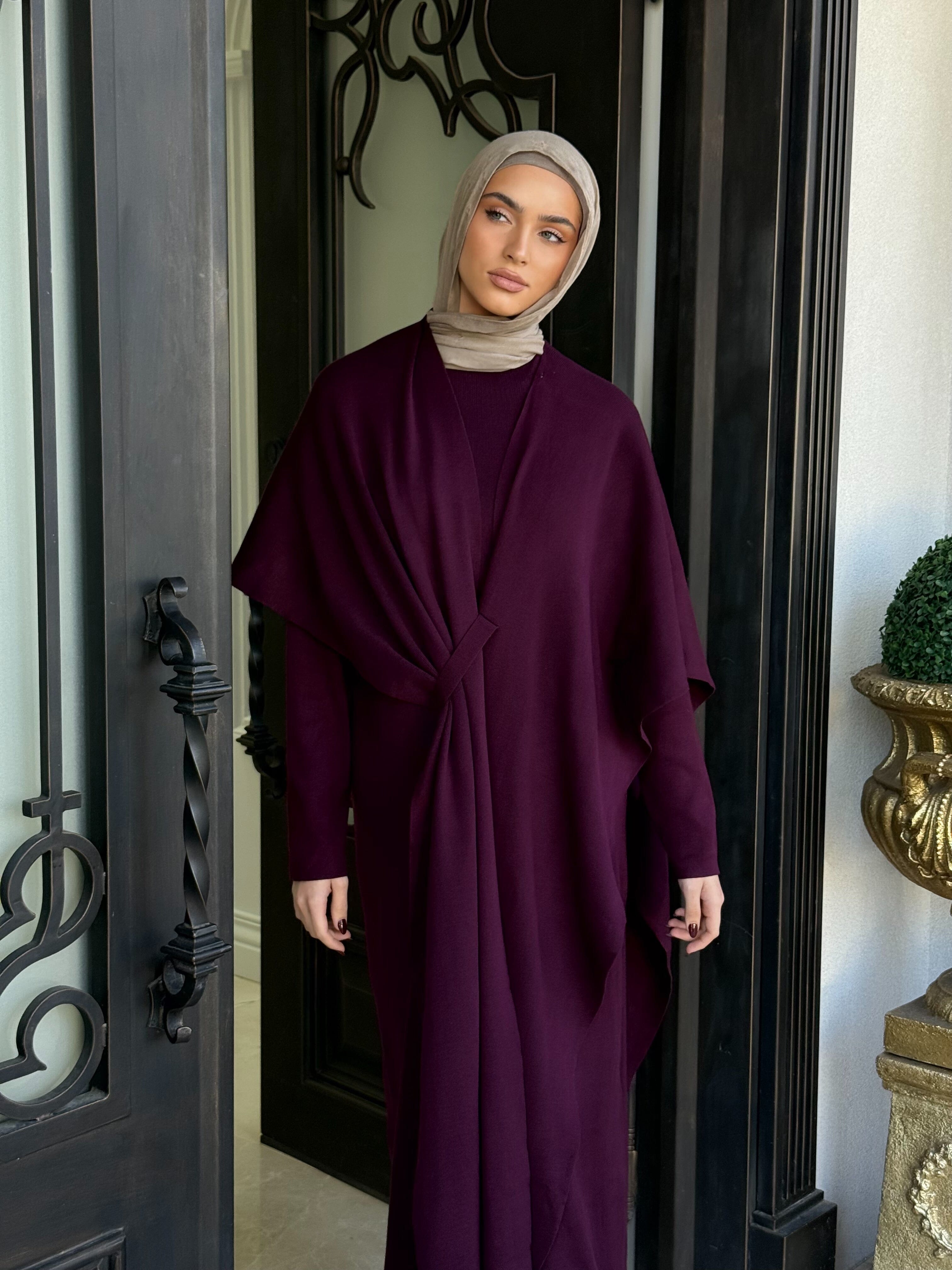 Wrap Drape Knit Set