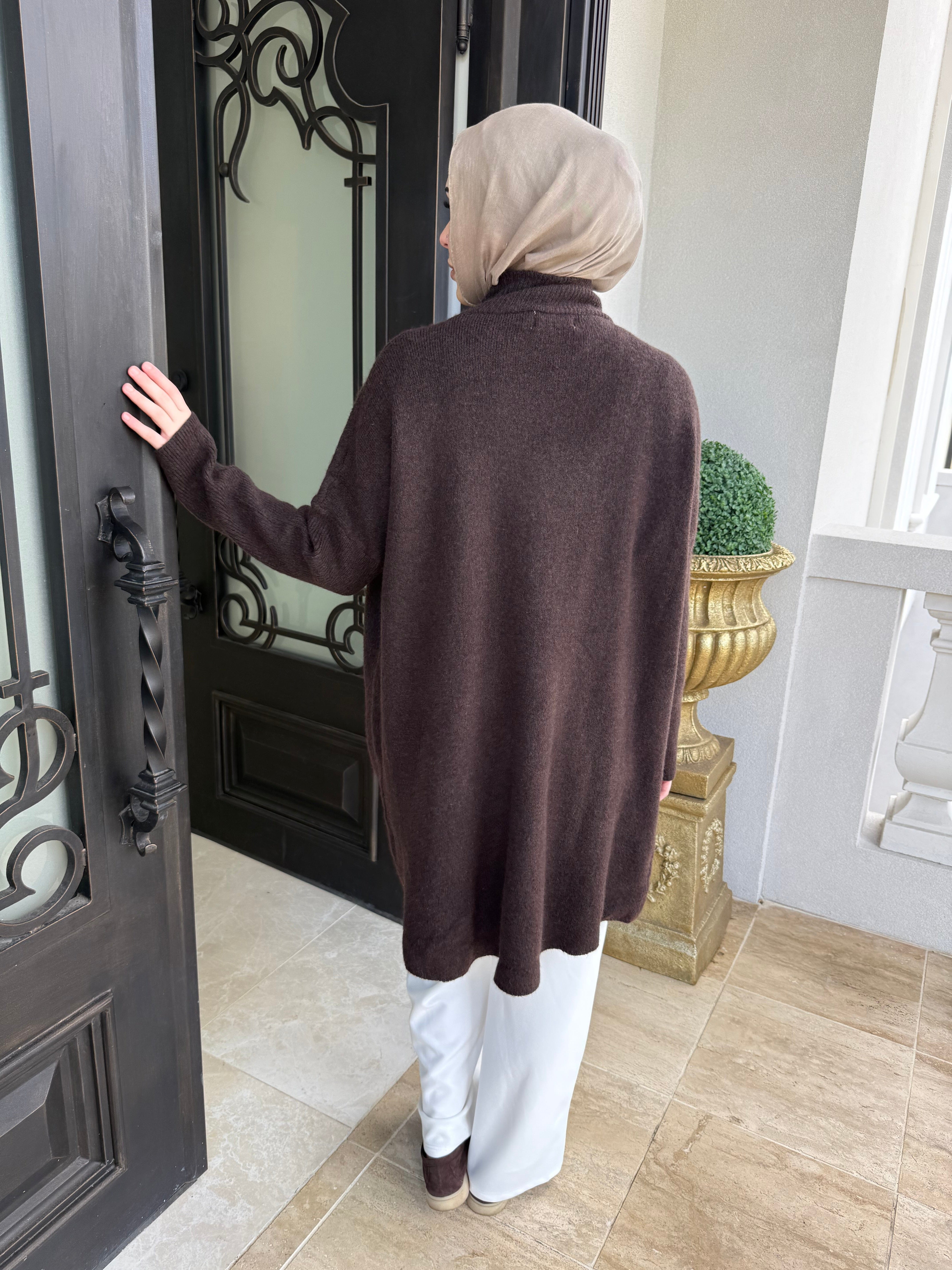 Wool High Low Jumper