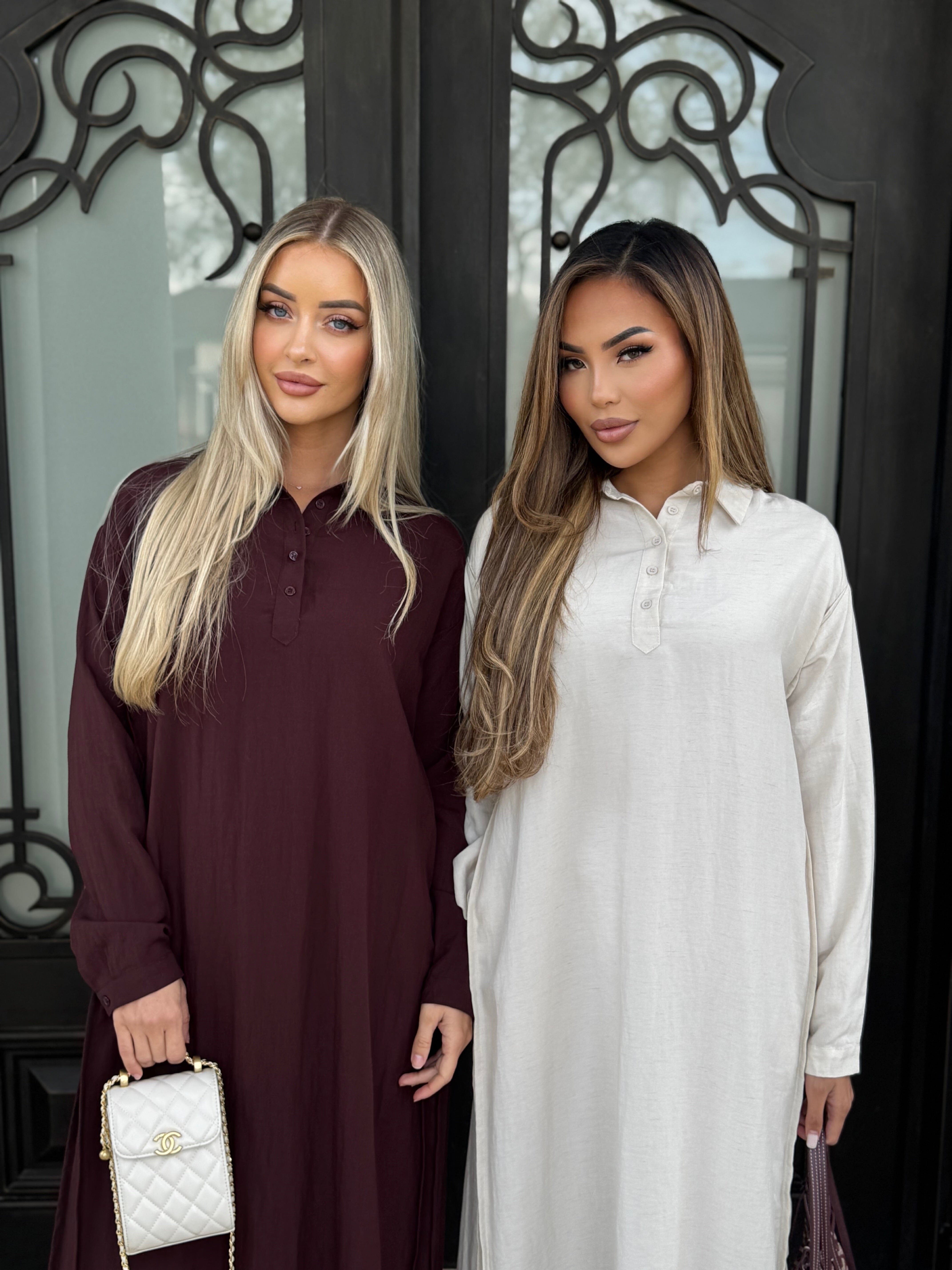 Linen Abaya