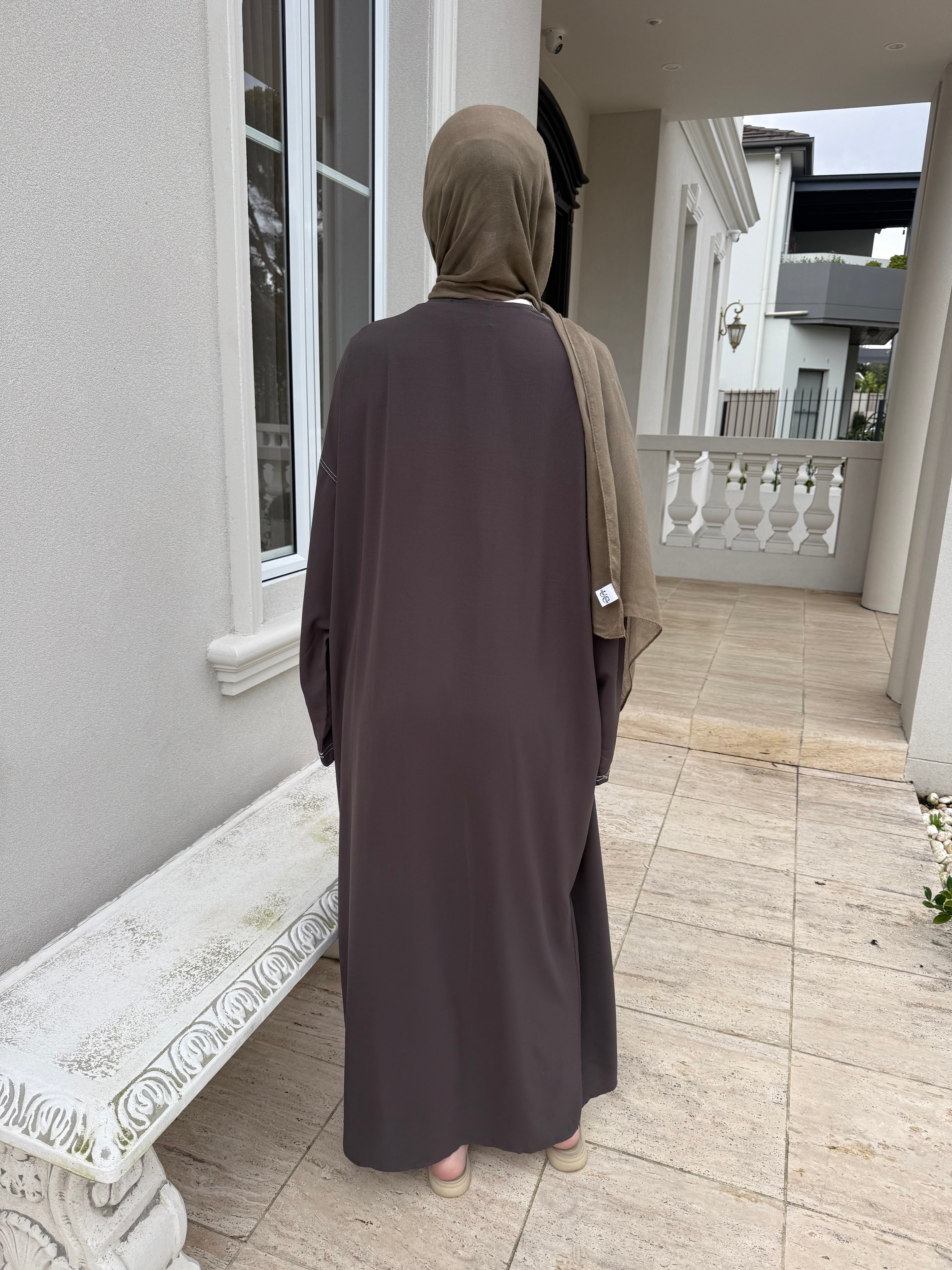 Trimmed Abaya