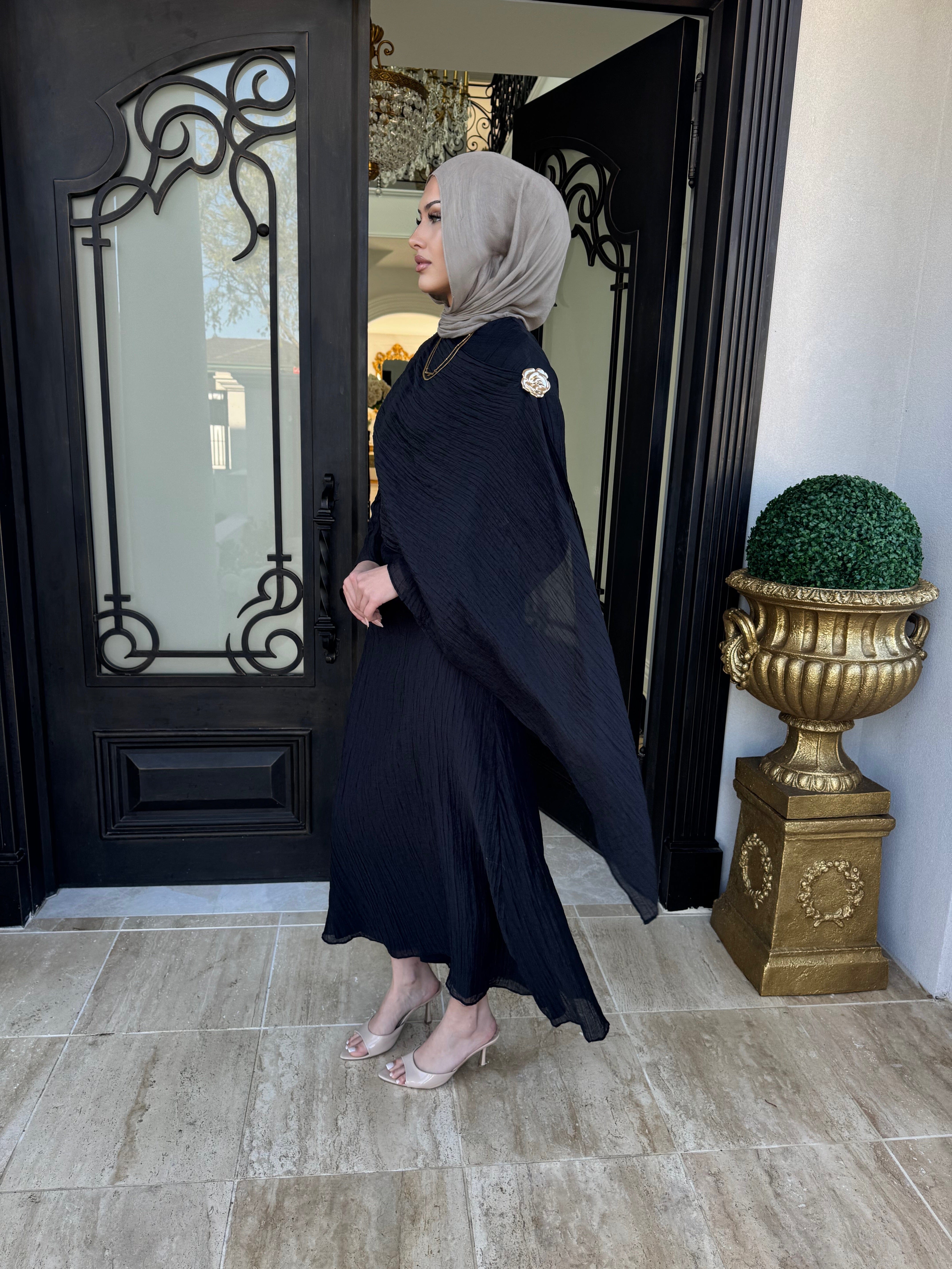 Drape Crinkle Dress