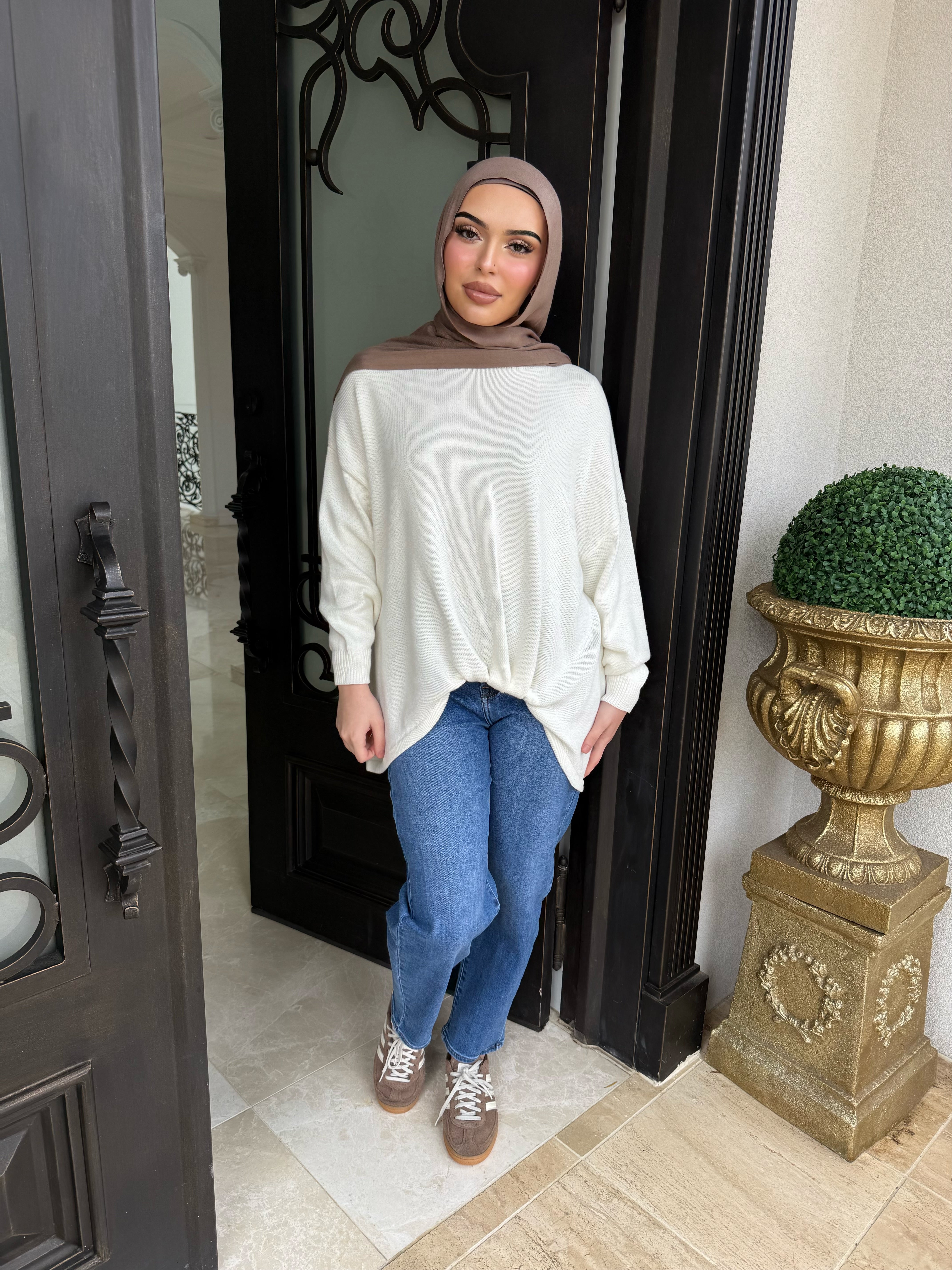 Tucked Knit Jumper
