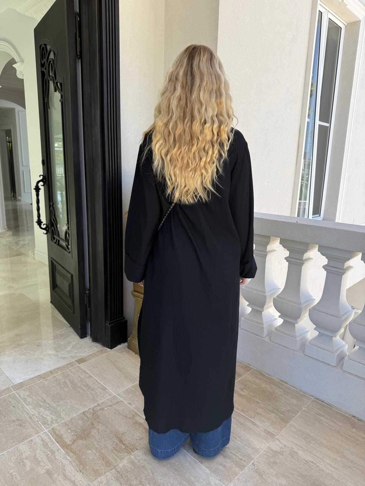 Oversized Linen Long Shirt