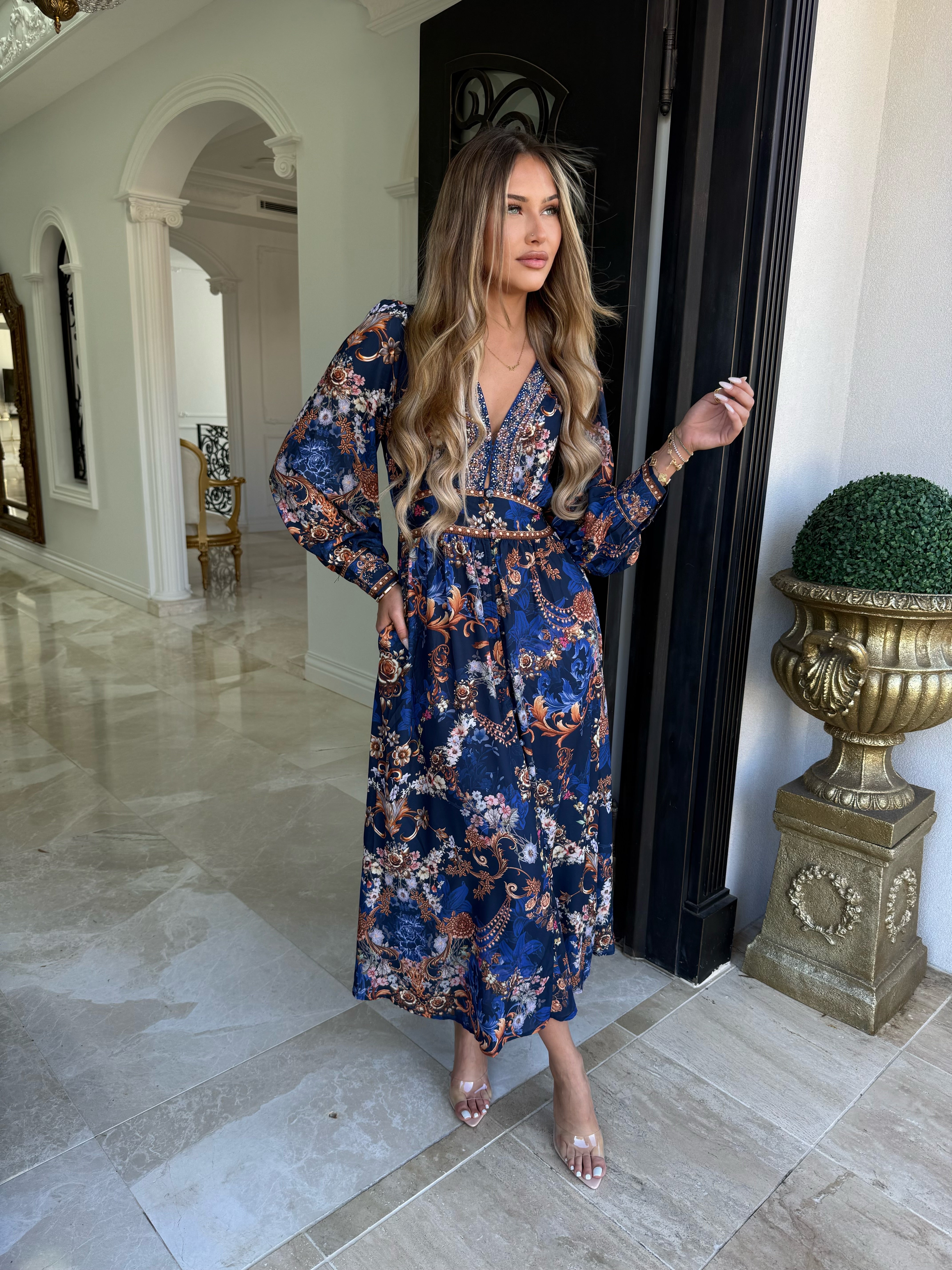 Blue Spark Dress