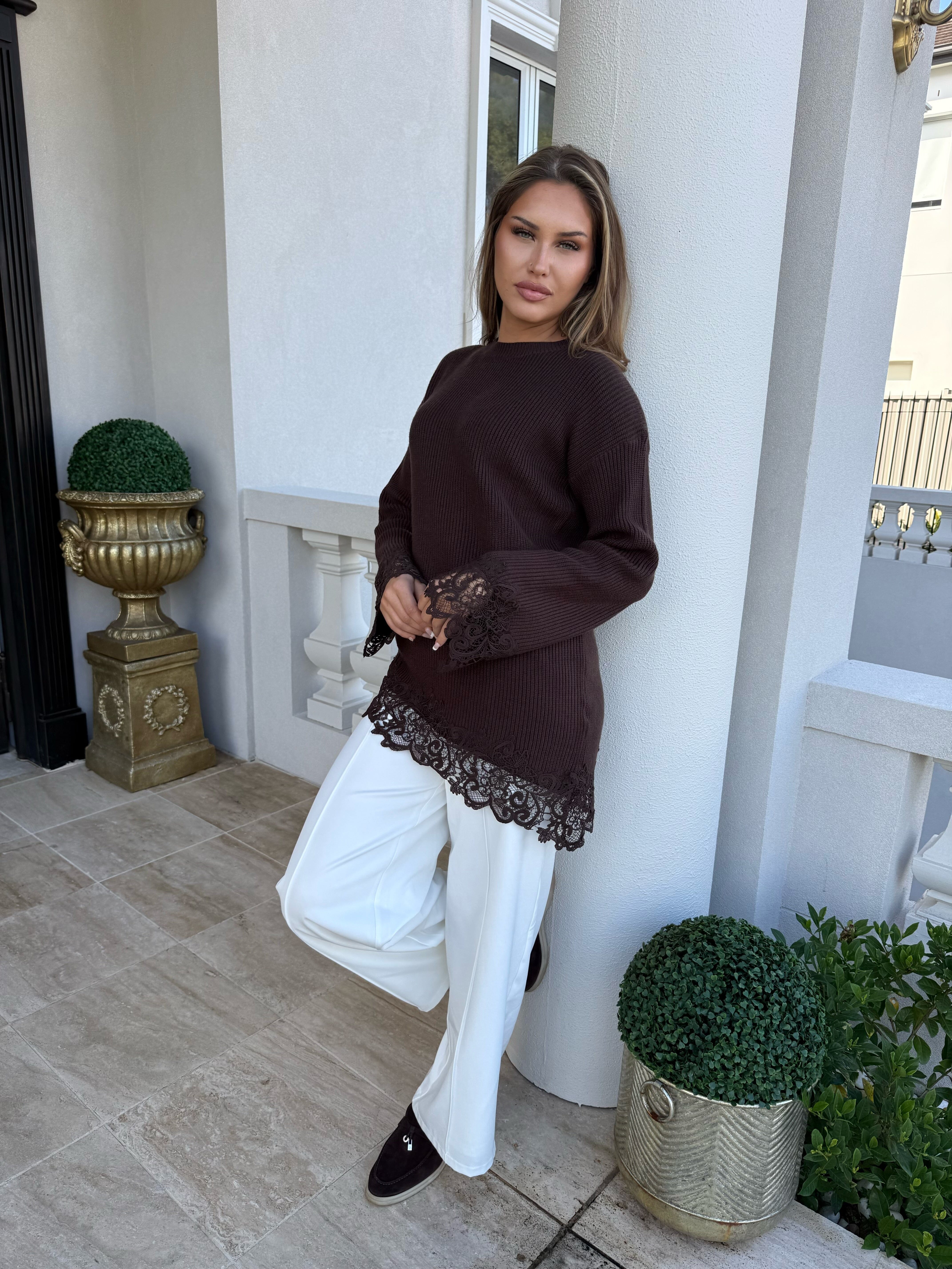 Lace Knit Jumper