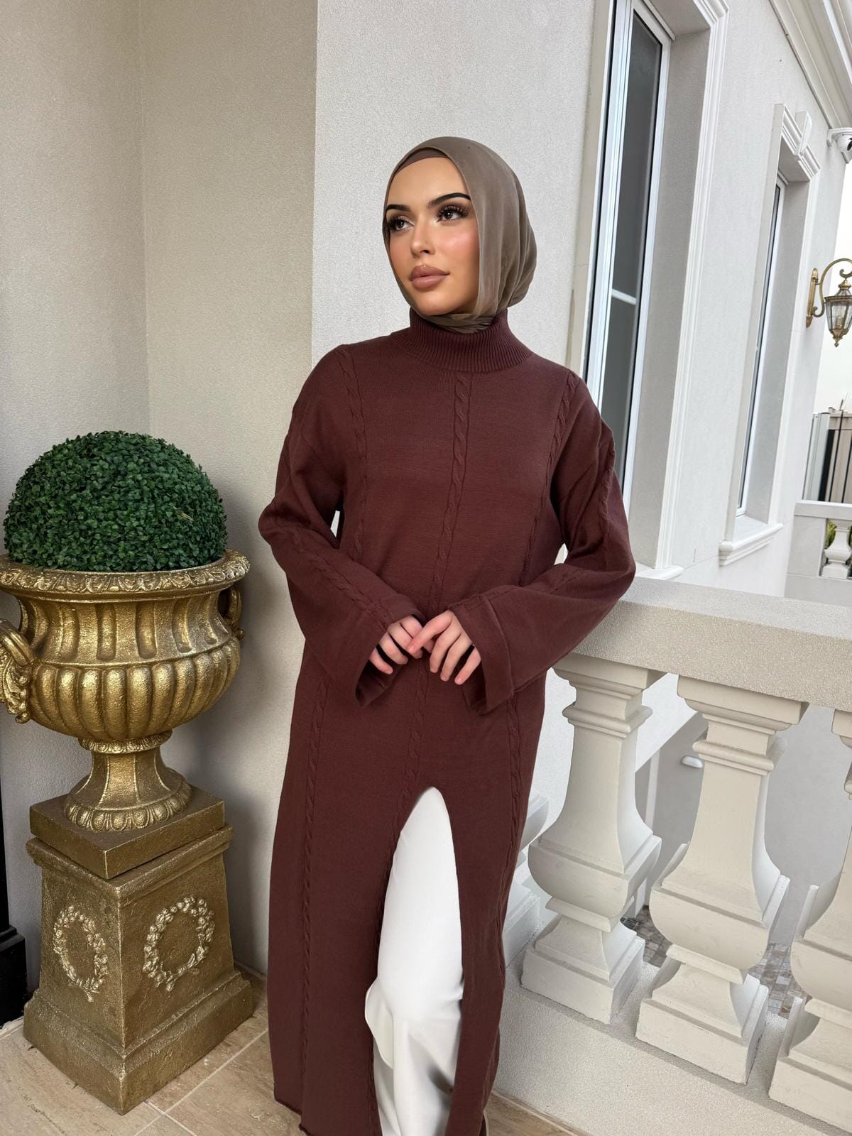 Braided Split Tunic